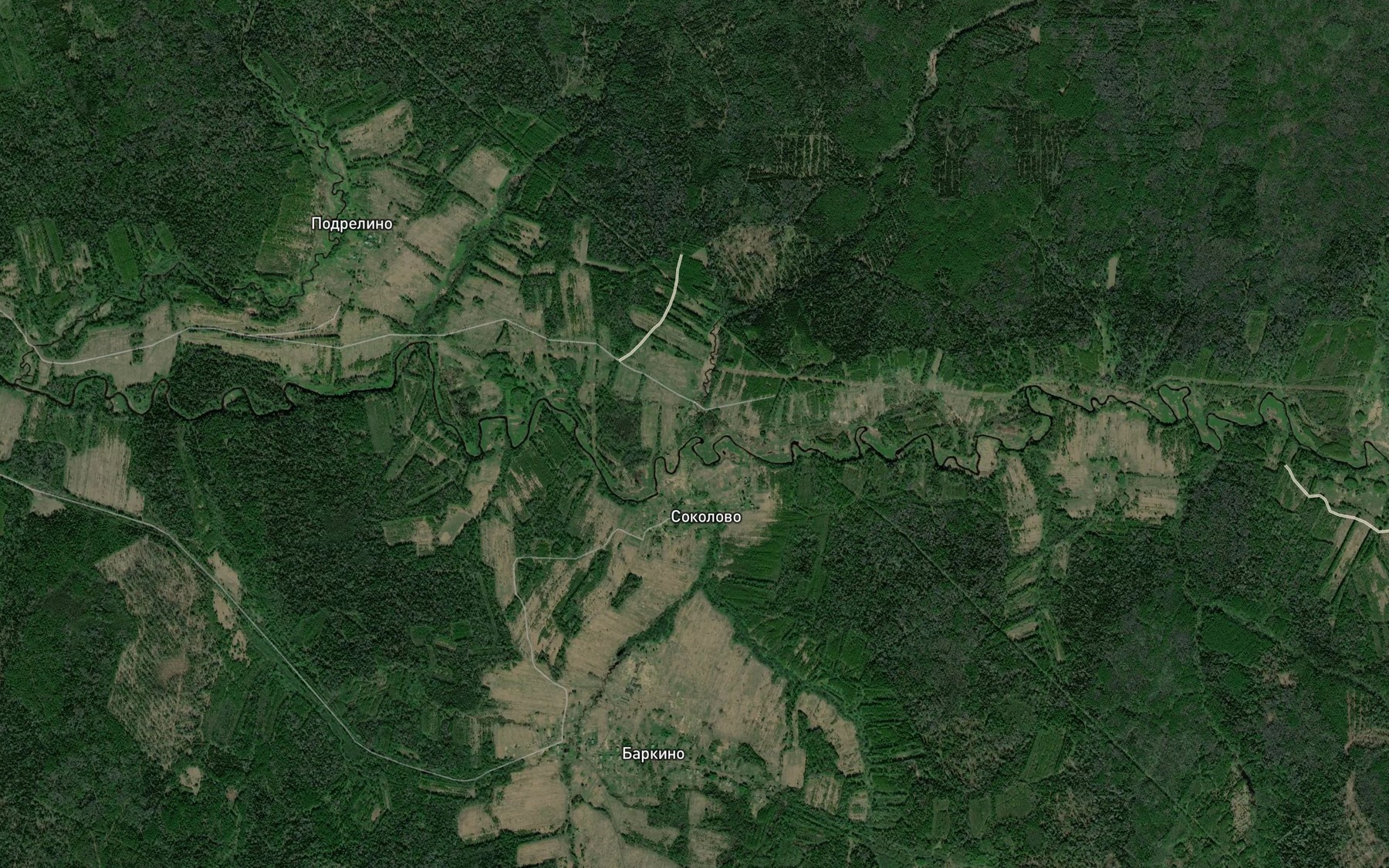 Satellite map of the Bobrov