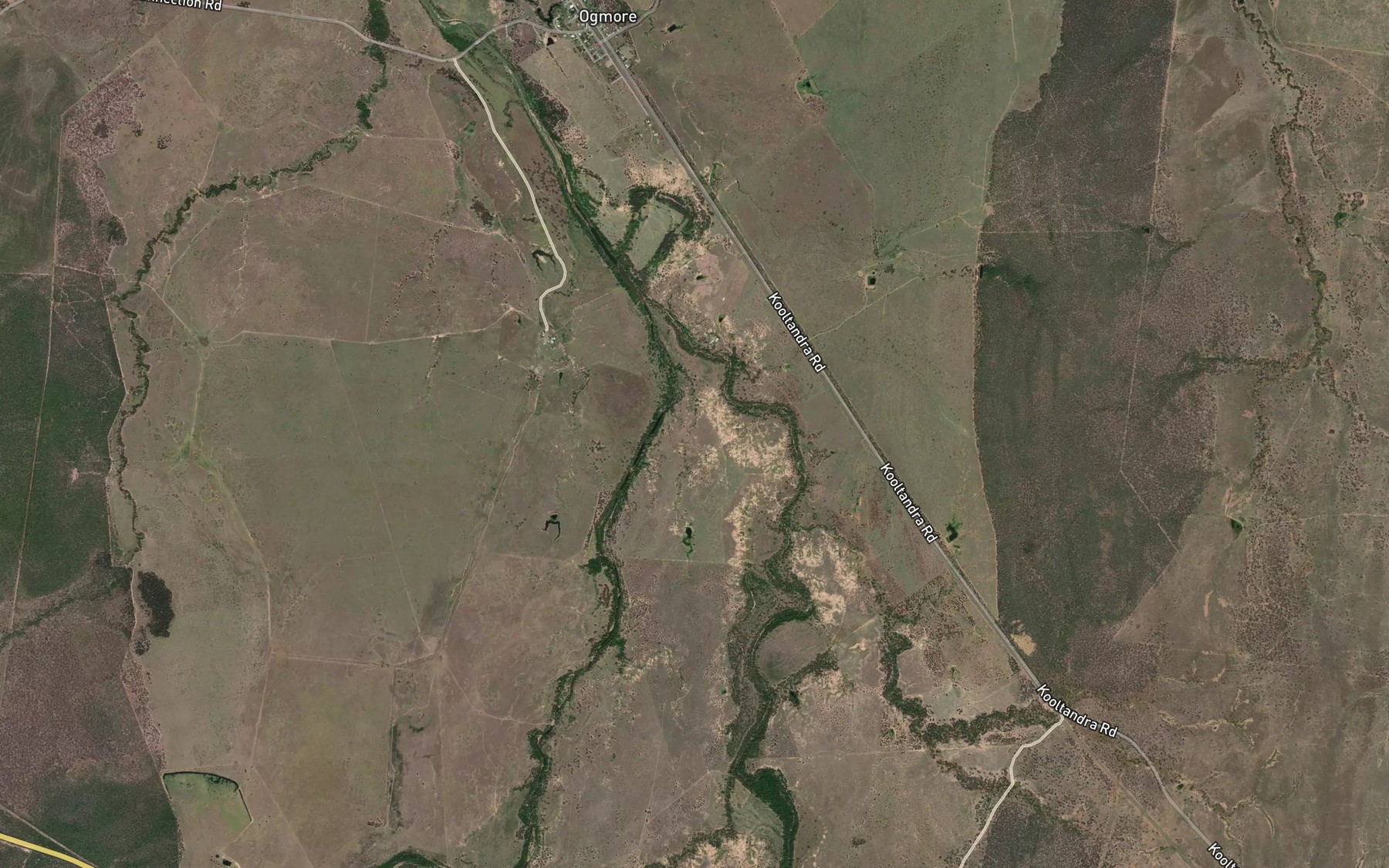 Satellite map of the Deep Creek