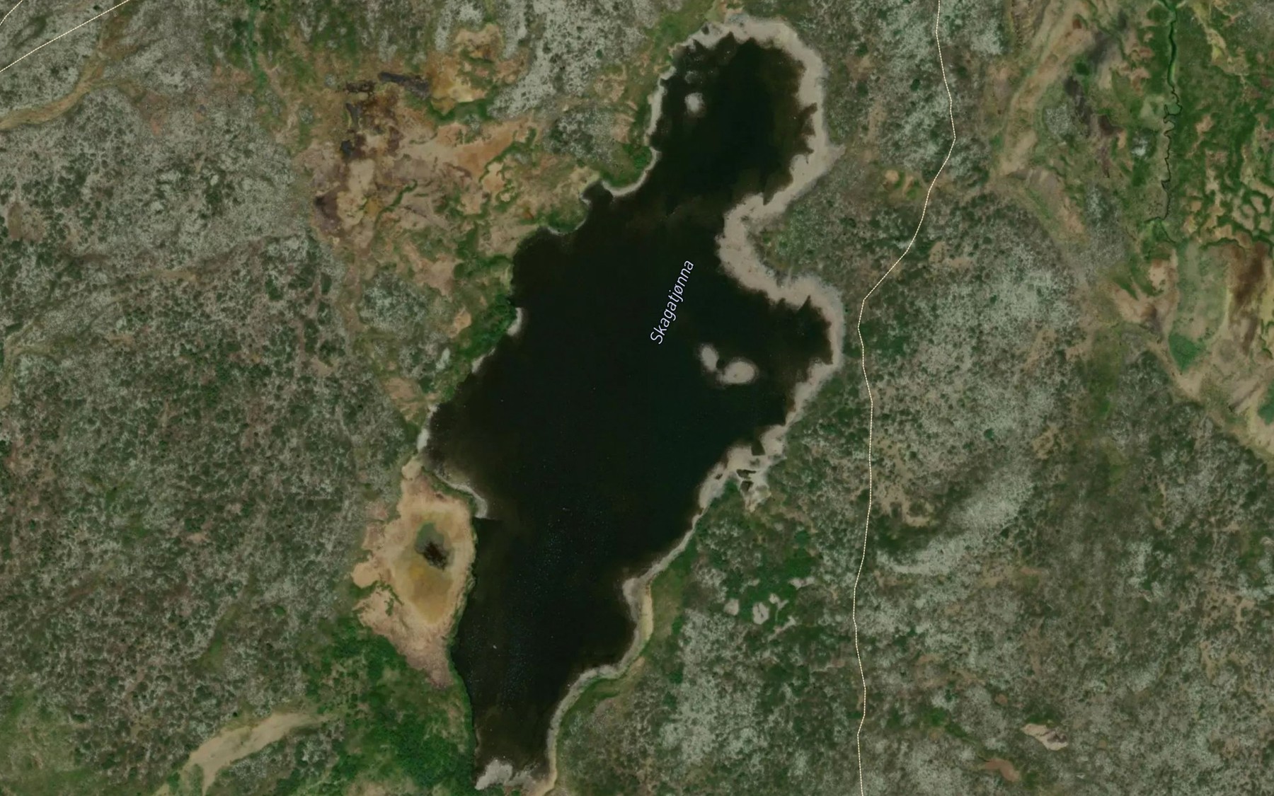 Satellite map of the Skoggatjernet