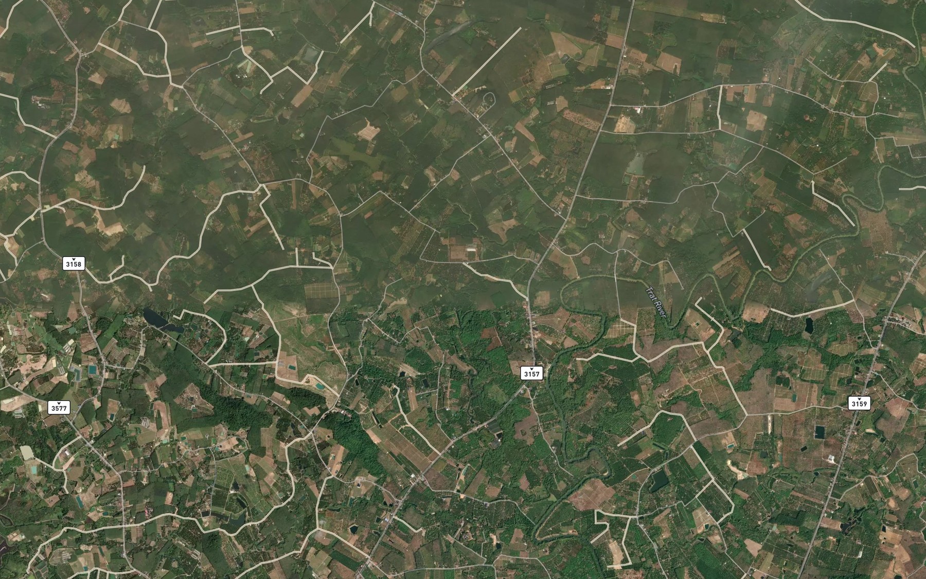 Satellite map of the Khlong Klaeng