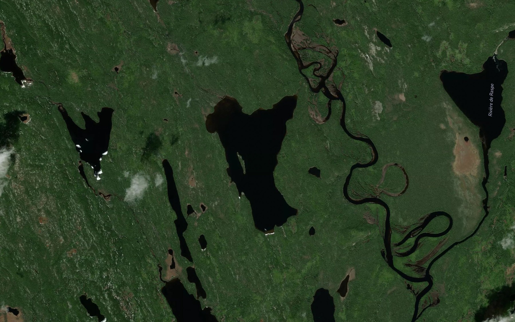 Satellite map of the Lac Arpin