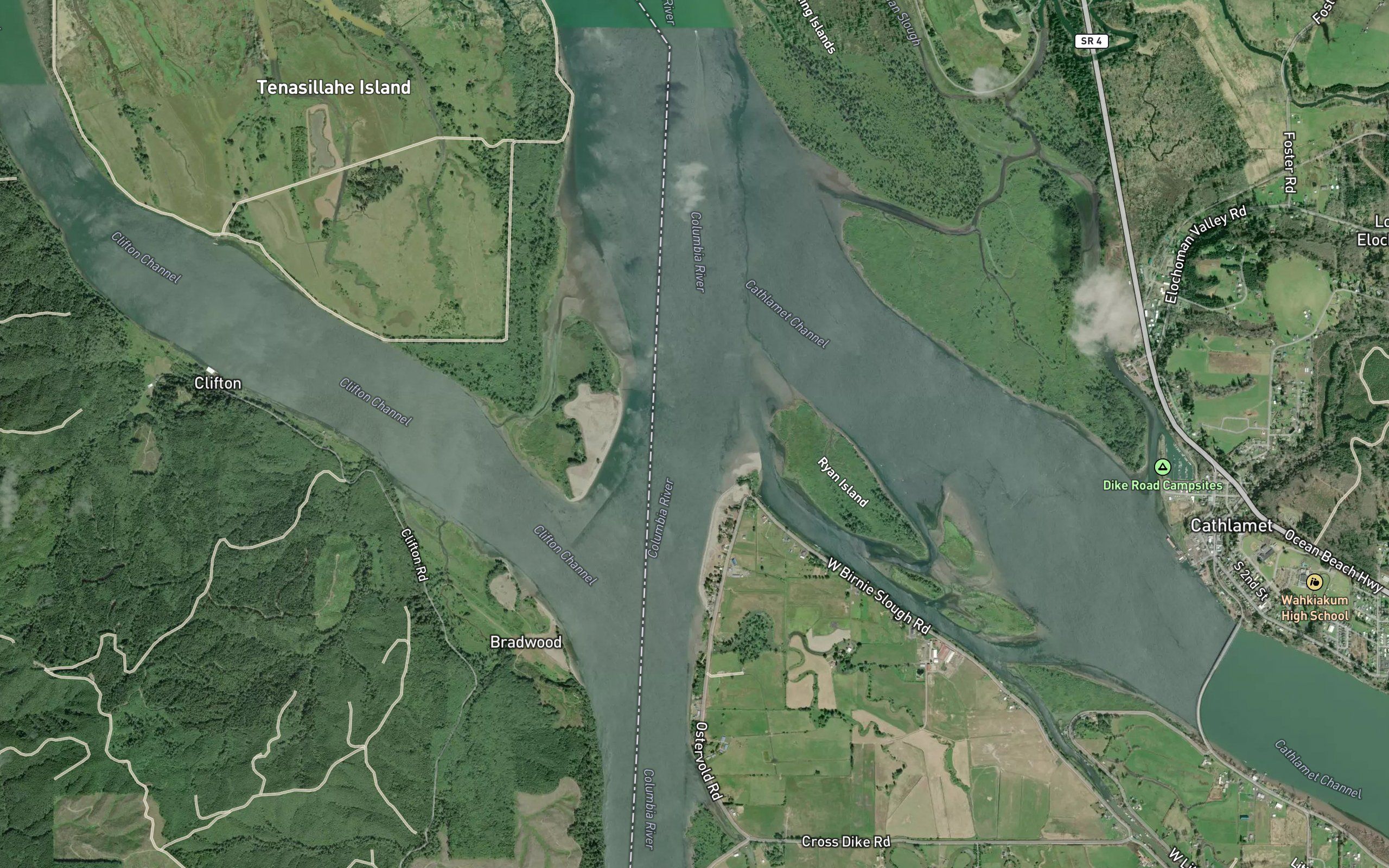 Puget Island Range and Turn