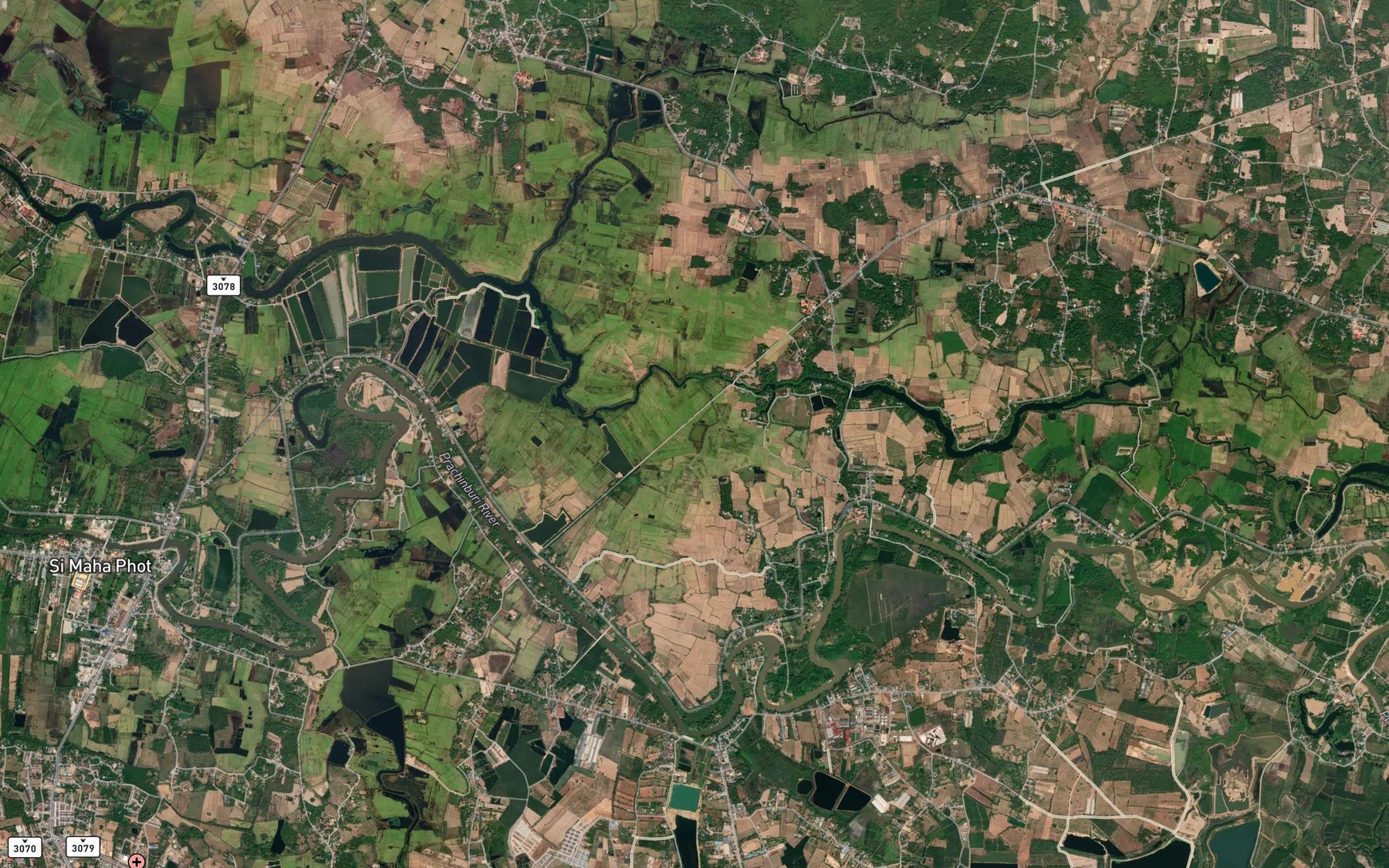 Satellite map of the Nong Khip