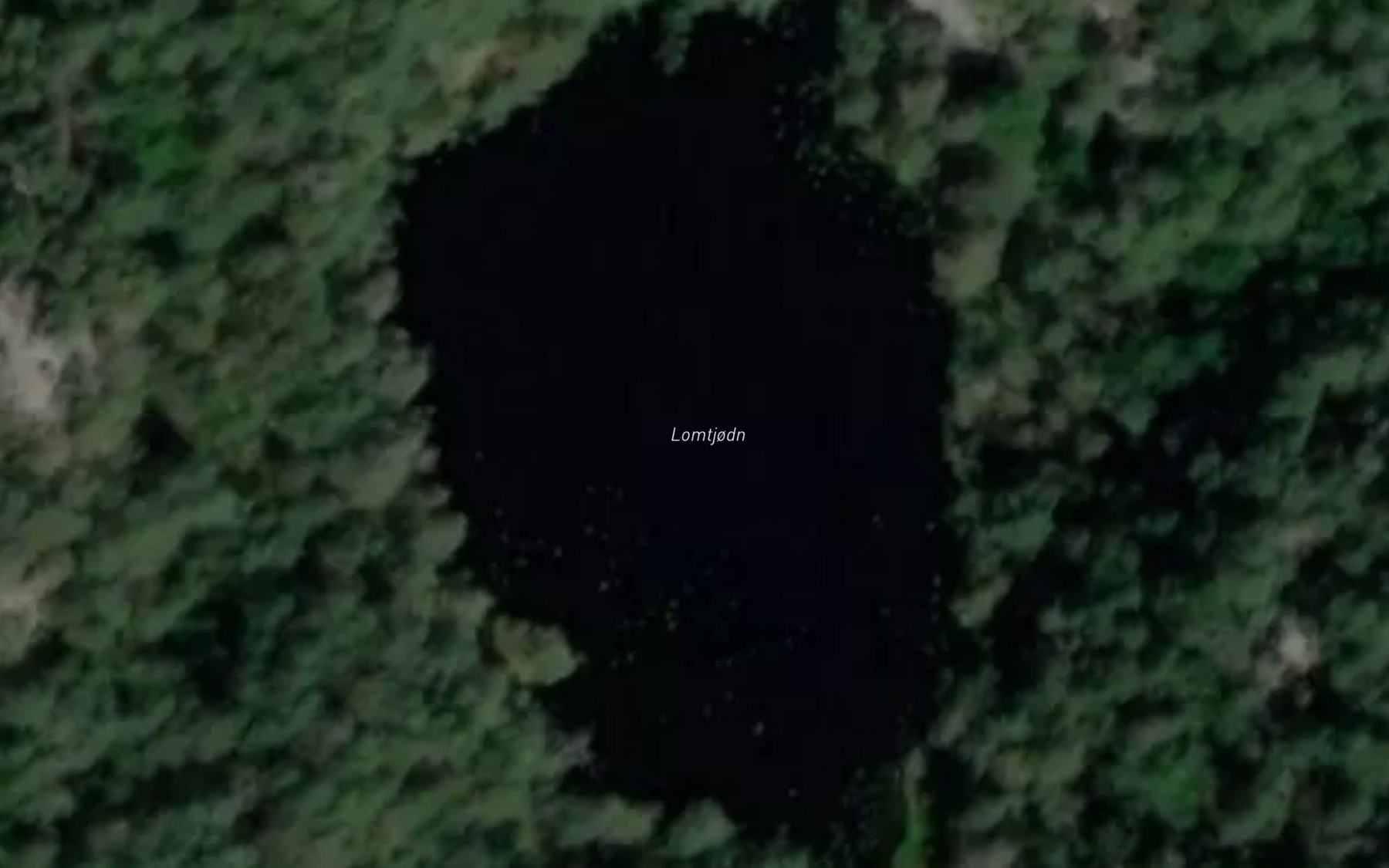 Satellite map of the Lomtjodn