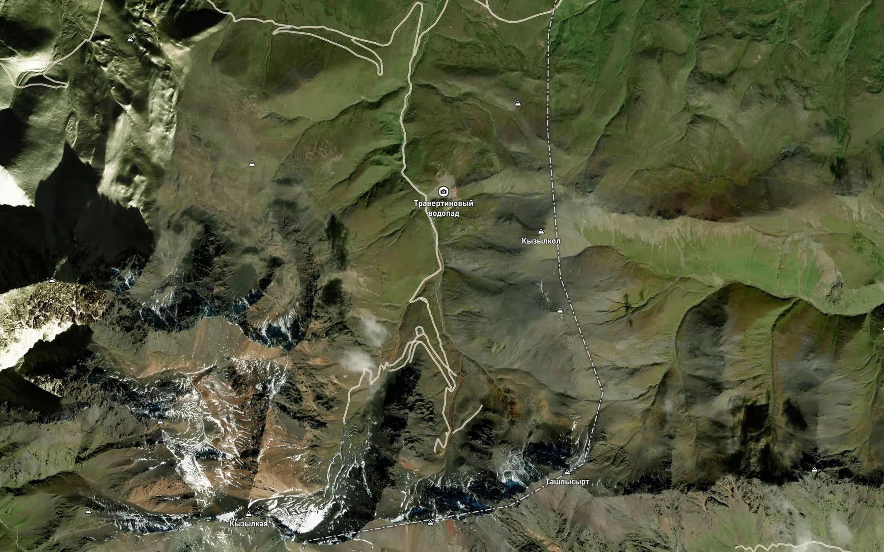 Satellite map of the Kislyy