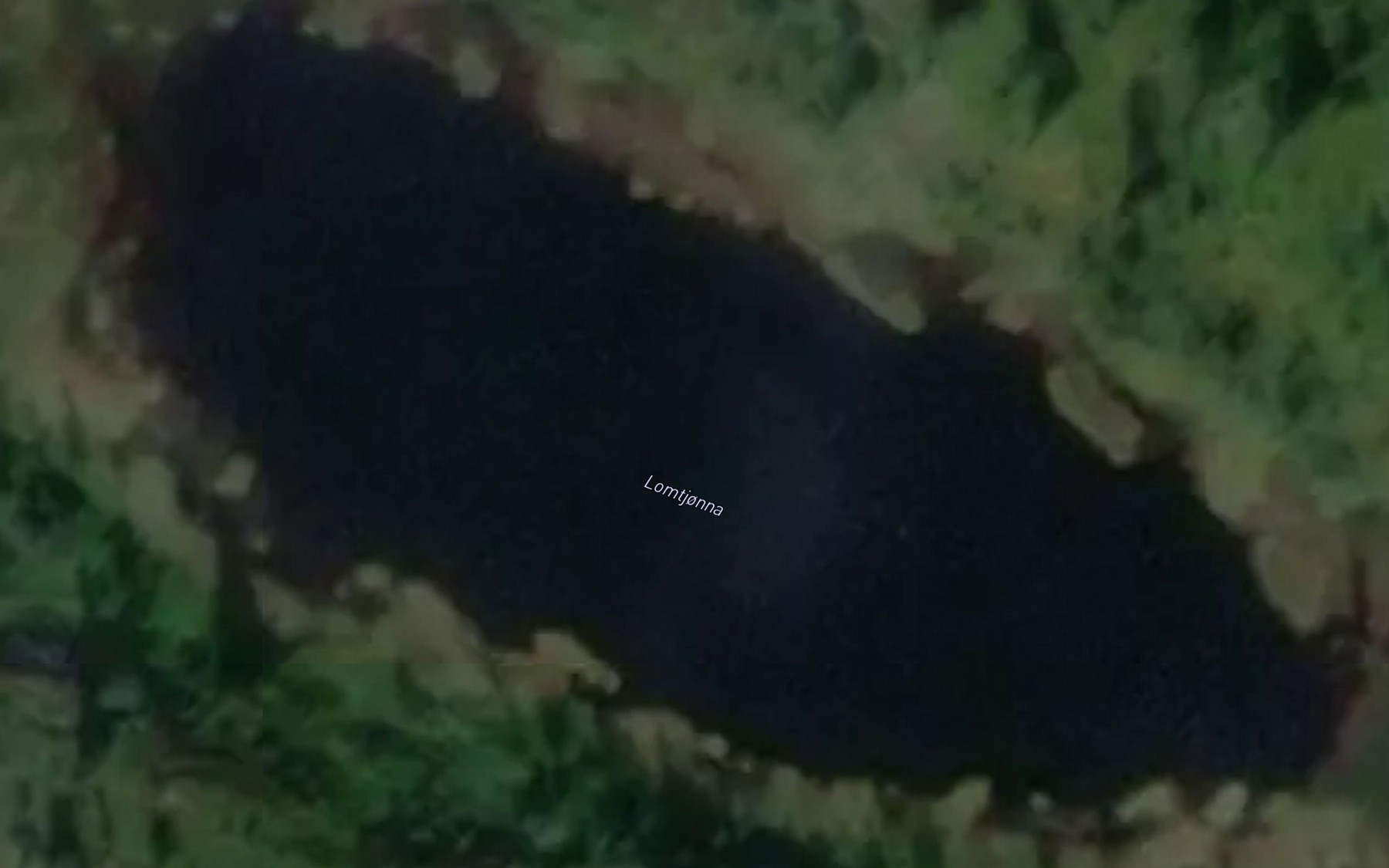 Satellite map of the Lomtjorna