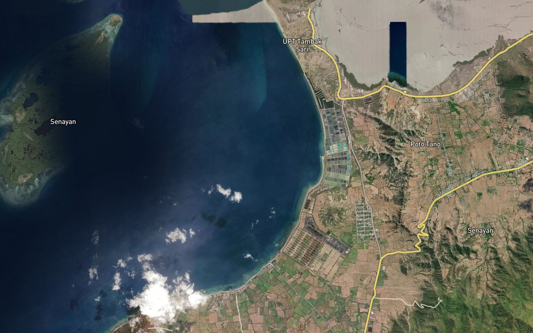 Satellite map of the Teluk Batupisak