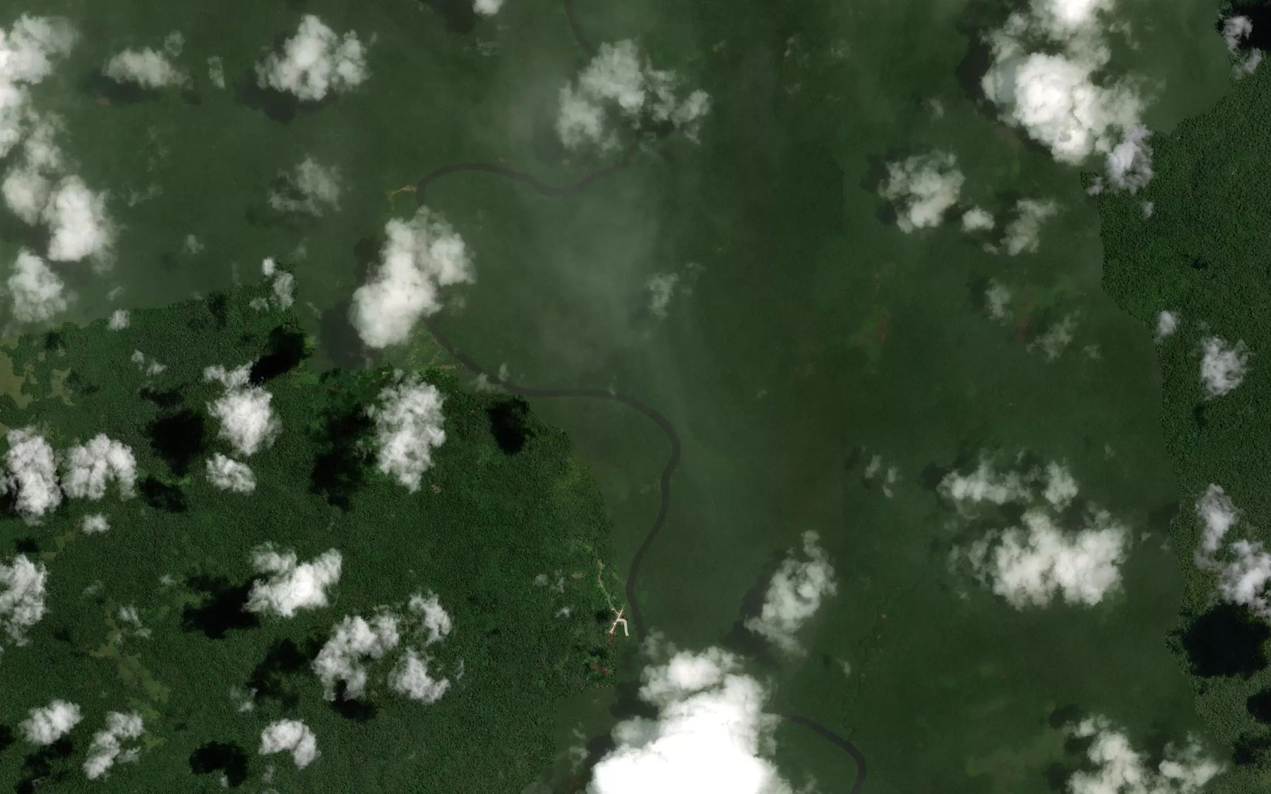 Satellite map of the Sungai Wana