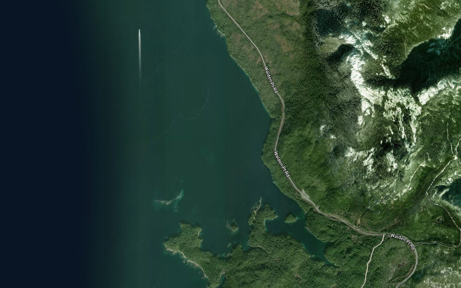 Satellite map of the Sylburn Harbor