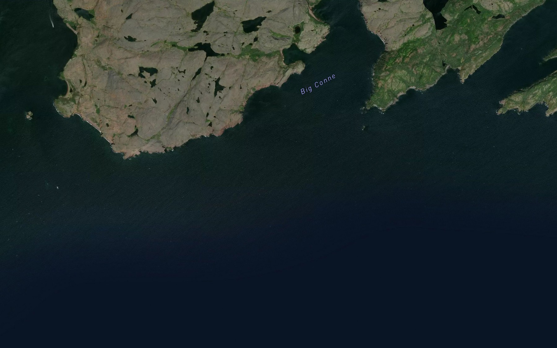 Satellite map of the The Ovens