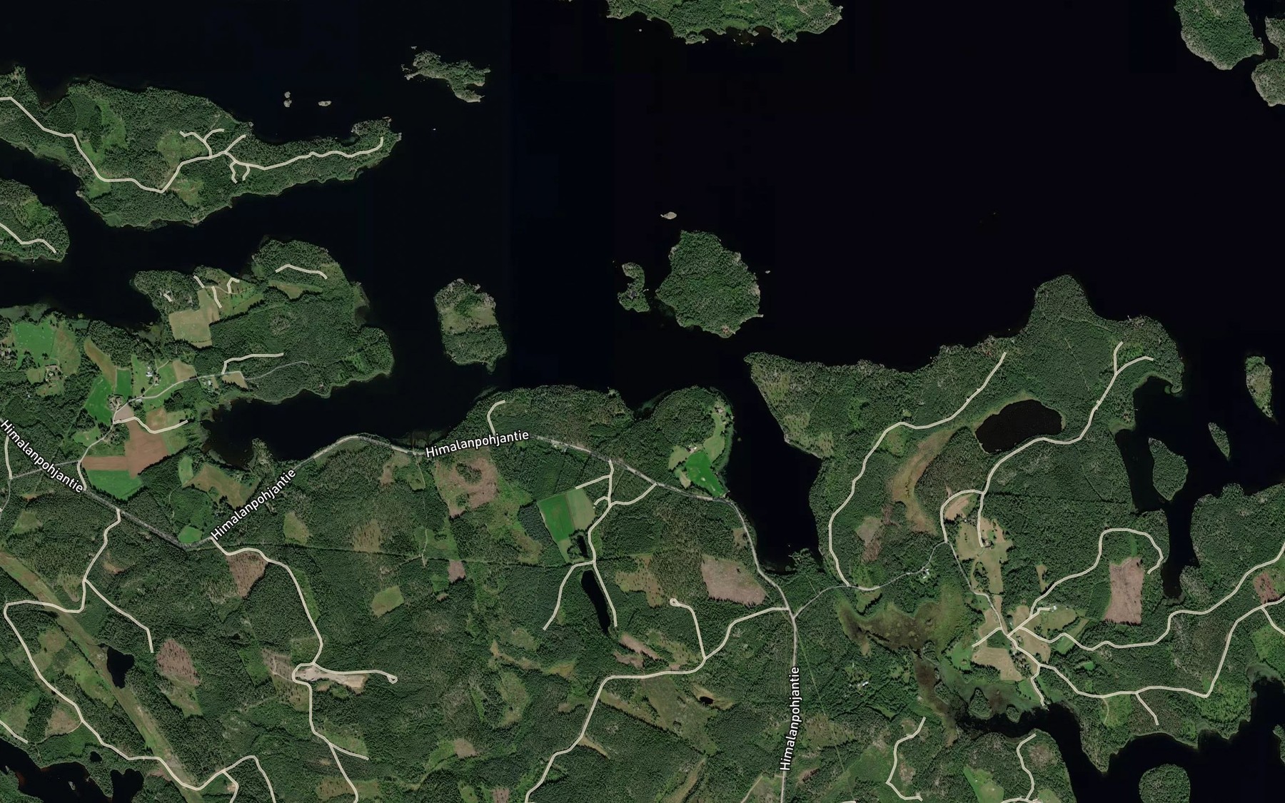 Satellite map of the Tyrynlahti