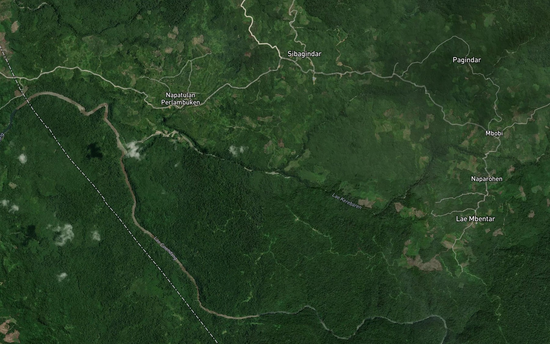Satellite map of the Lae Sibagindar