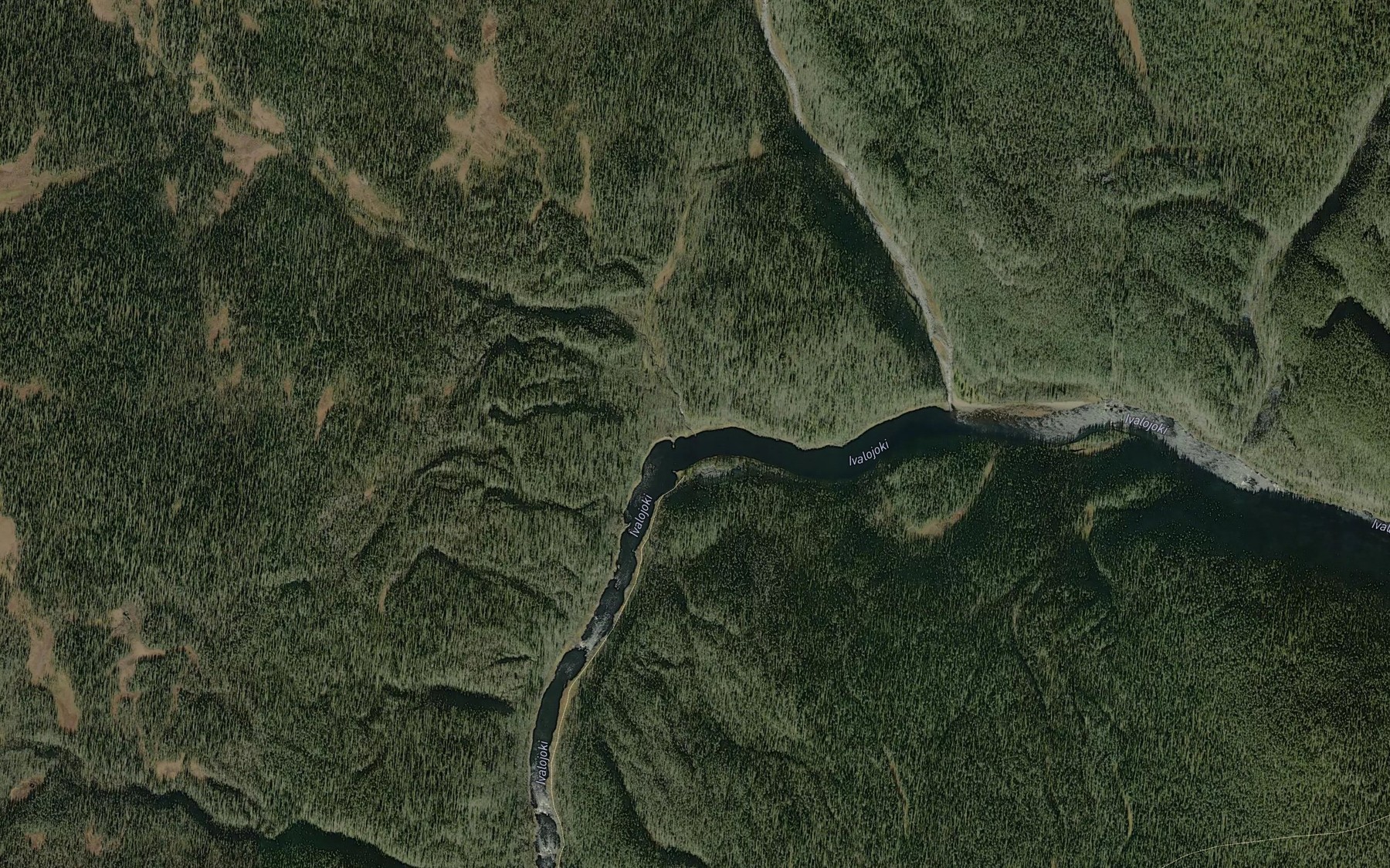 Satellite map of the Karhuvaaranoja