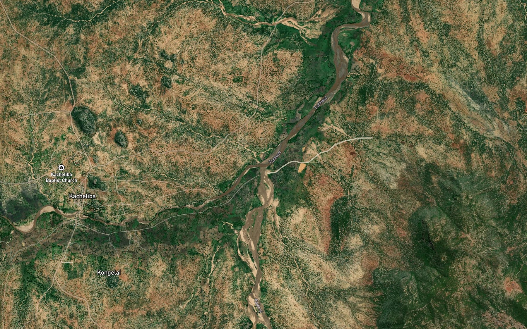 Satellite map of the Kaiboni