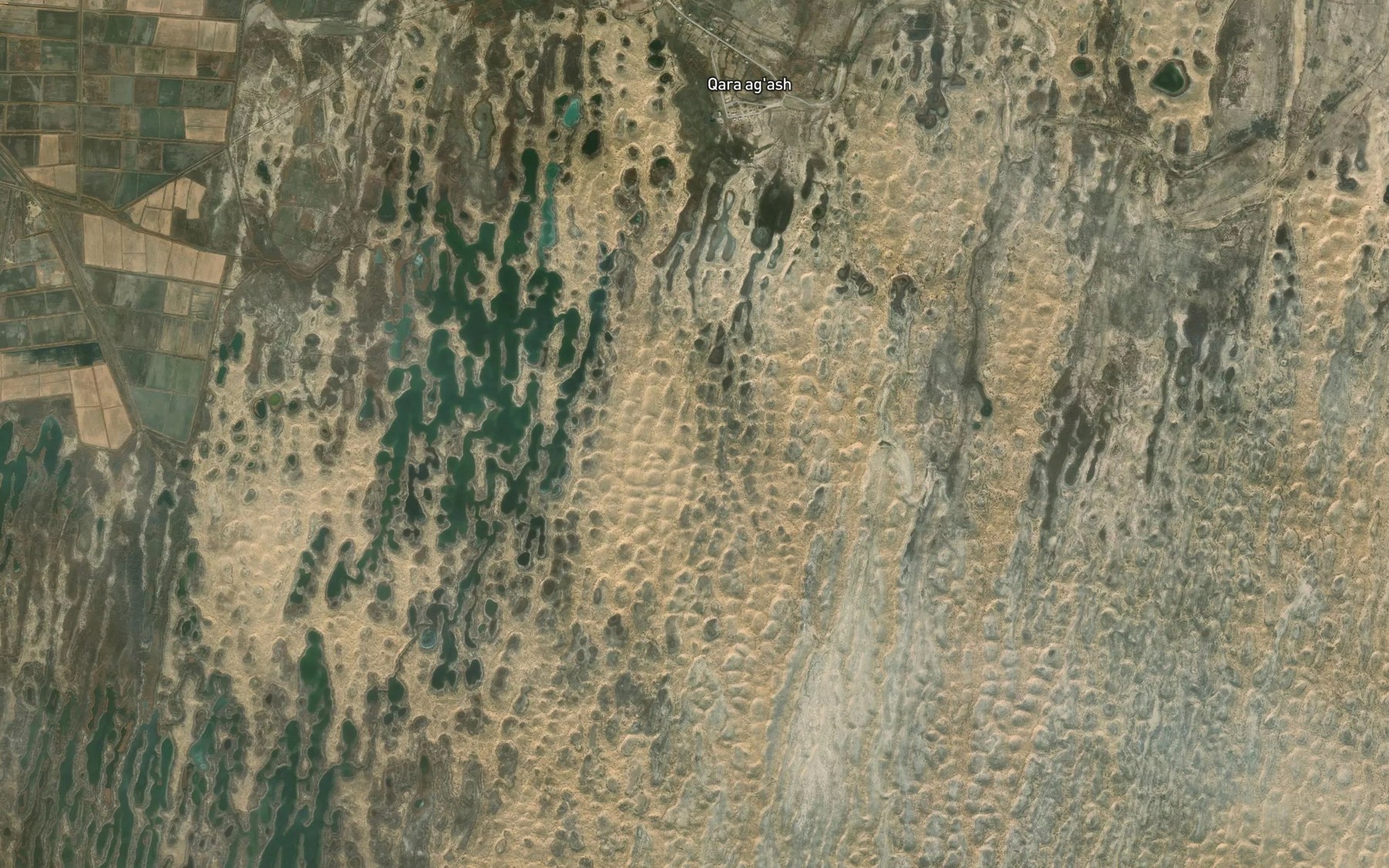 Satellite map of the Ozero Shokhay