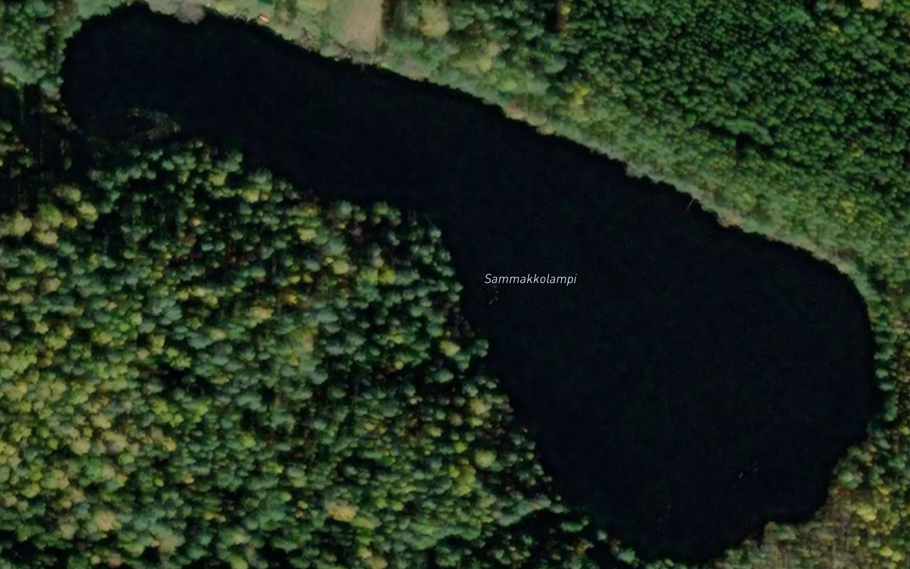Satellite map of the Sammakkolampi