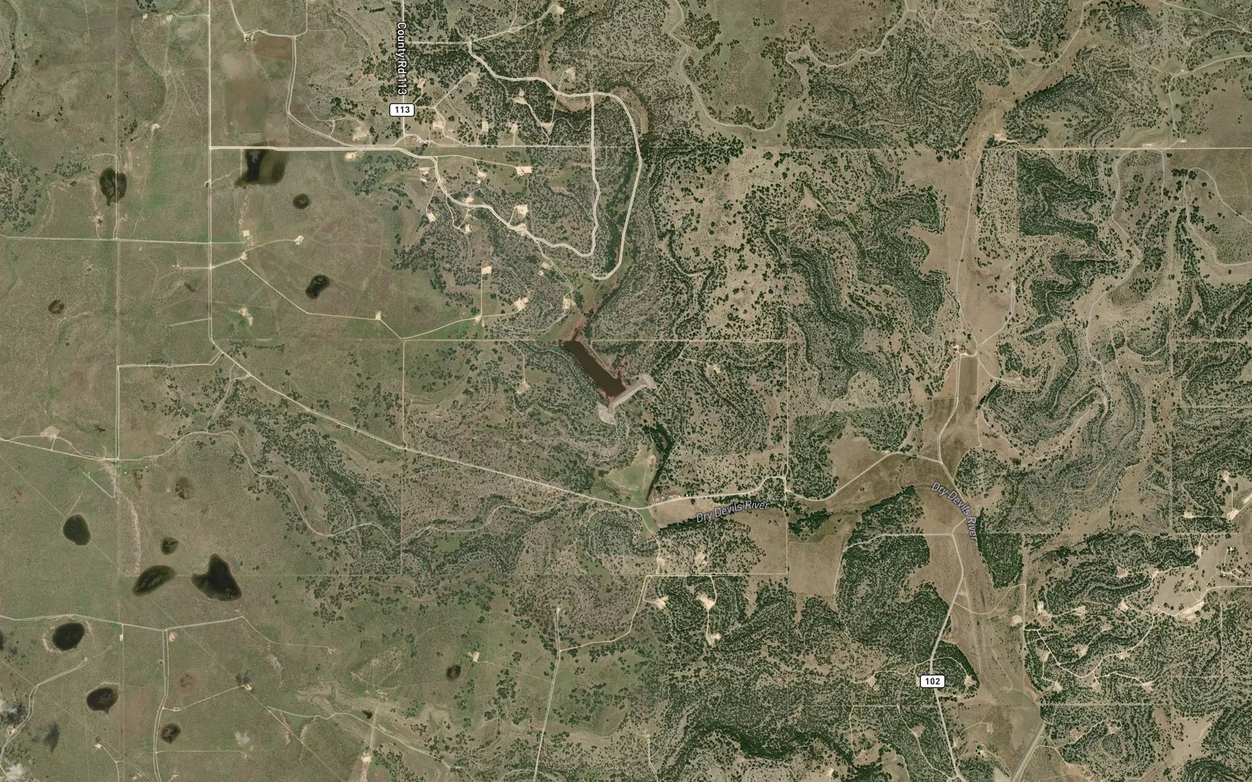Satellite map of the Site Number Two