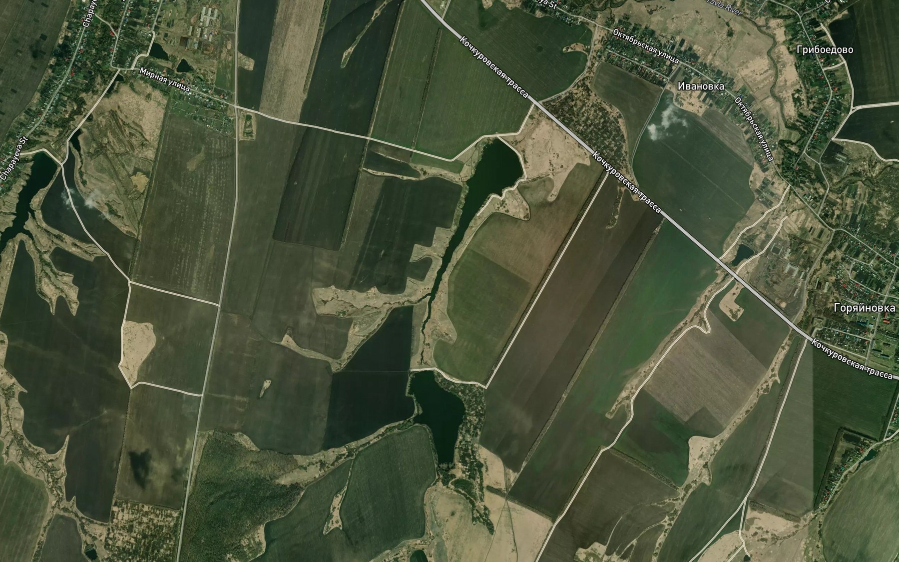 Satellite map of the Ovrag Kornayka