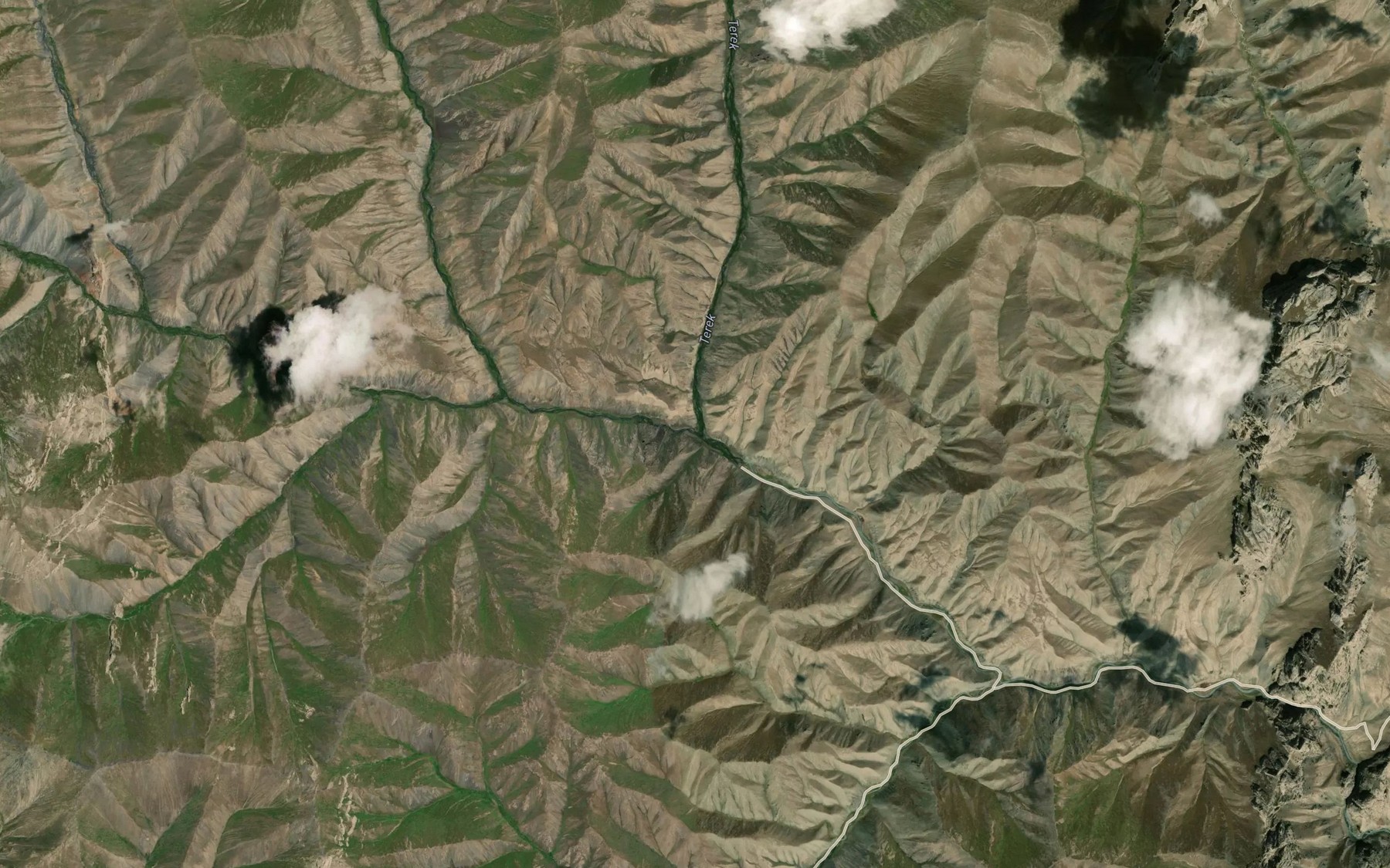 Satellite map of the Seget