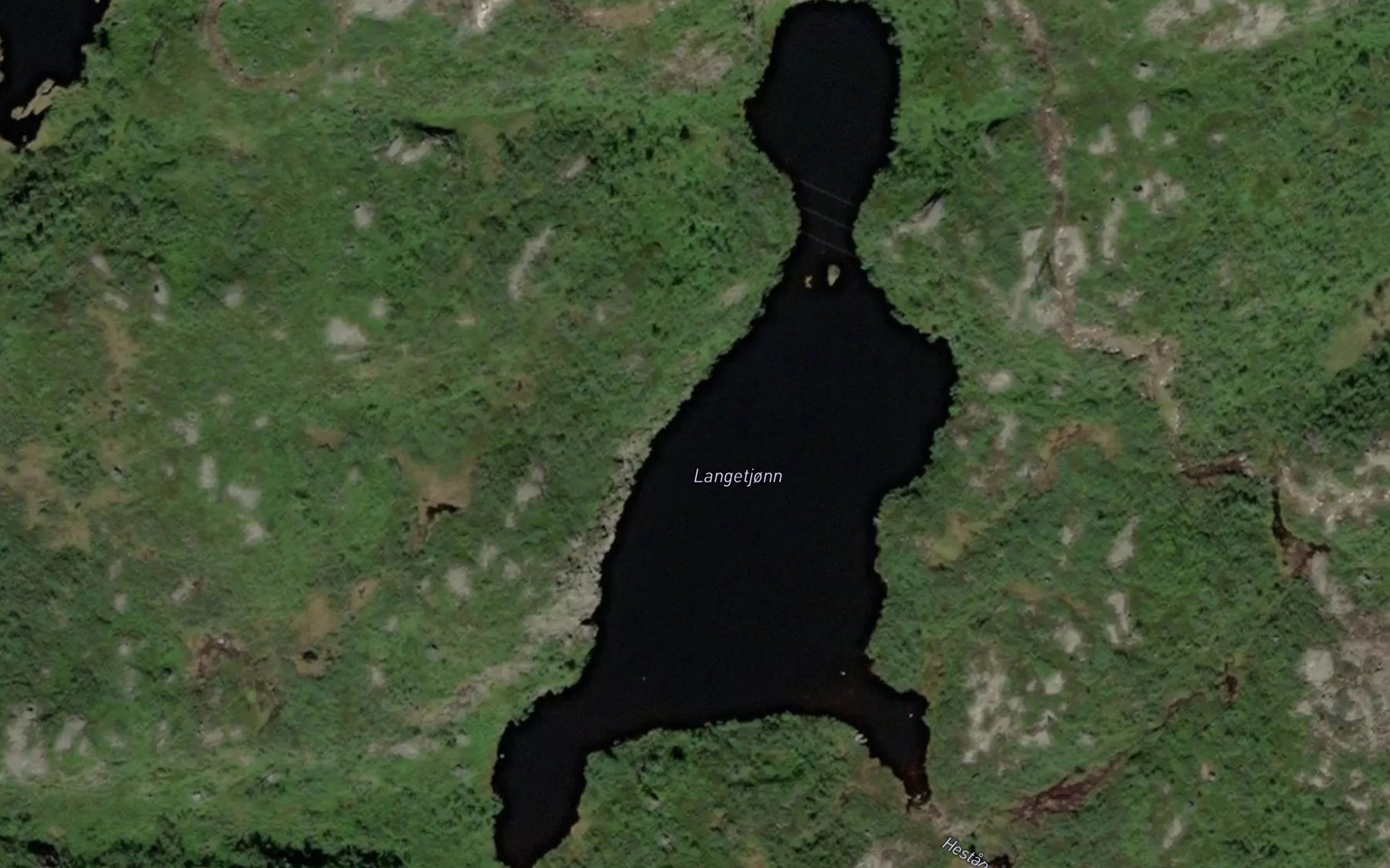 Satellite map of the Langetjorn