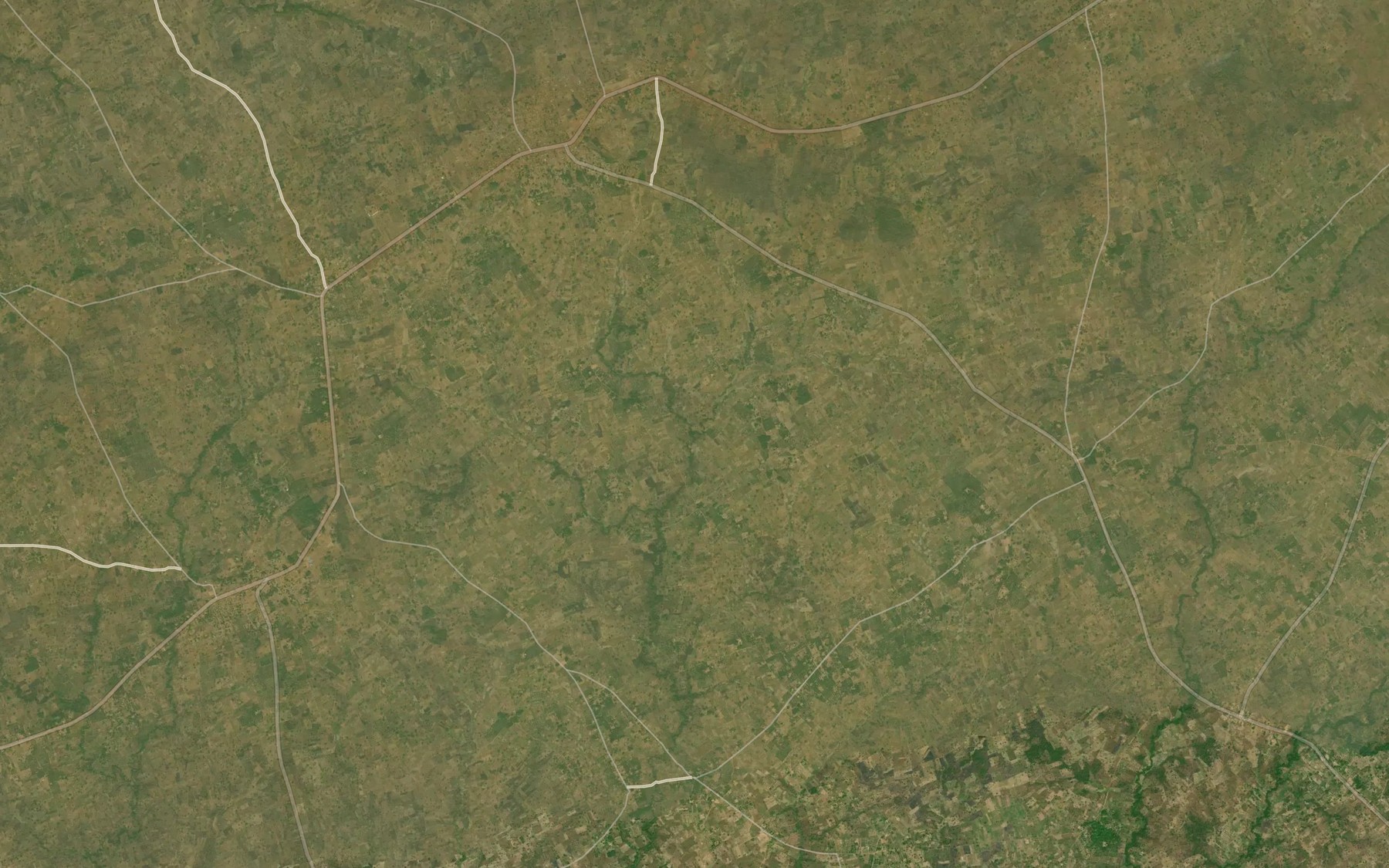 Satellite map of the Aku