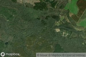 Satellite map of the Duhart Creek