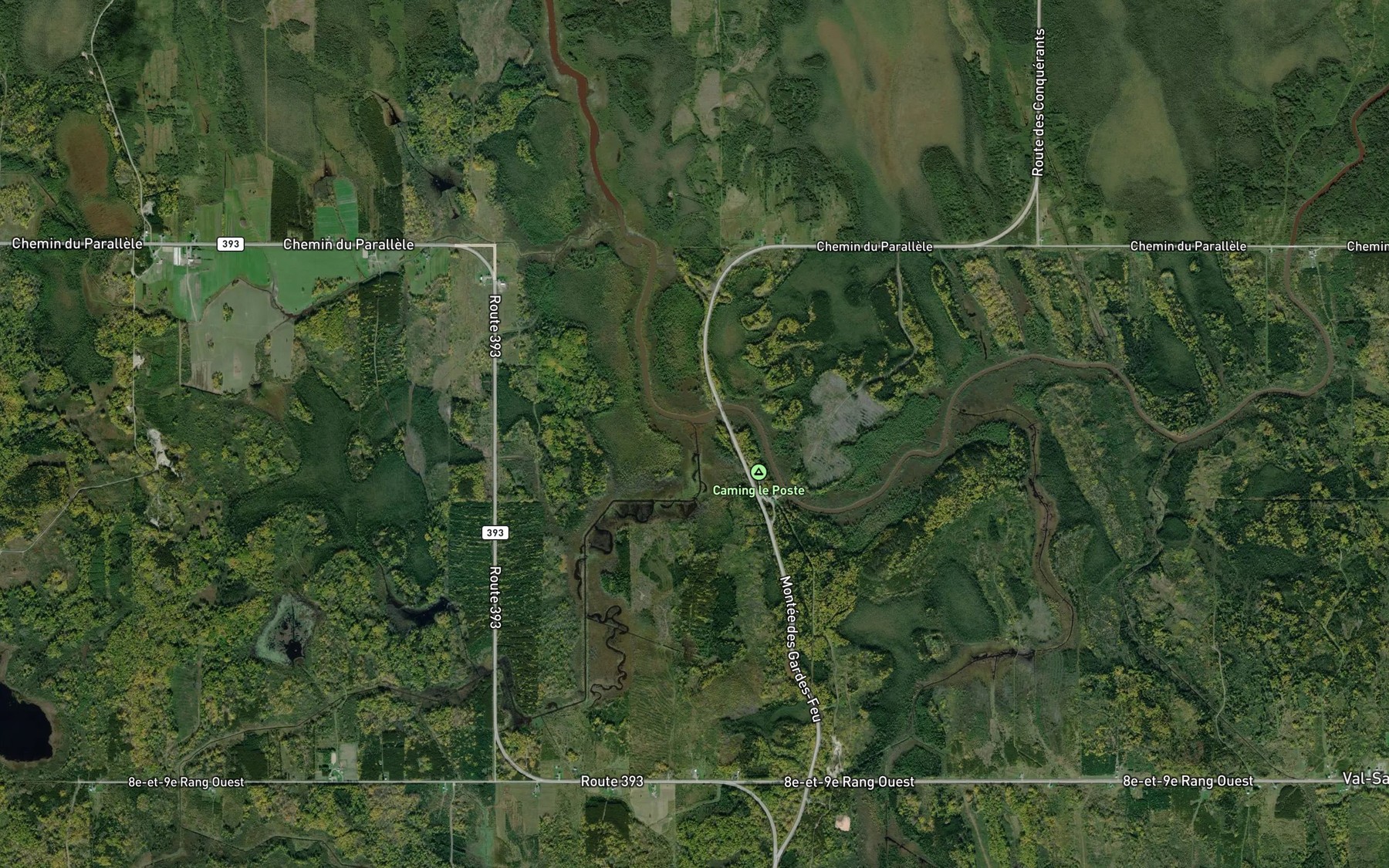 Satellite map of the Cours d'eau Morin
