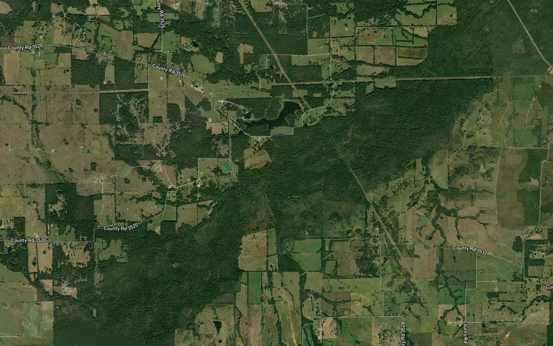 Satellite map of the Briar Branch