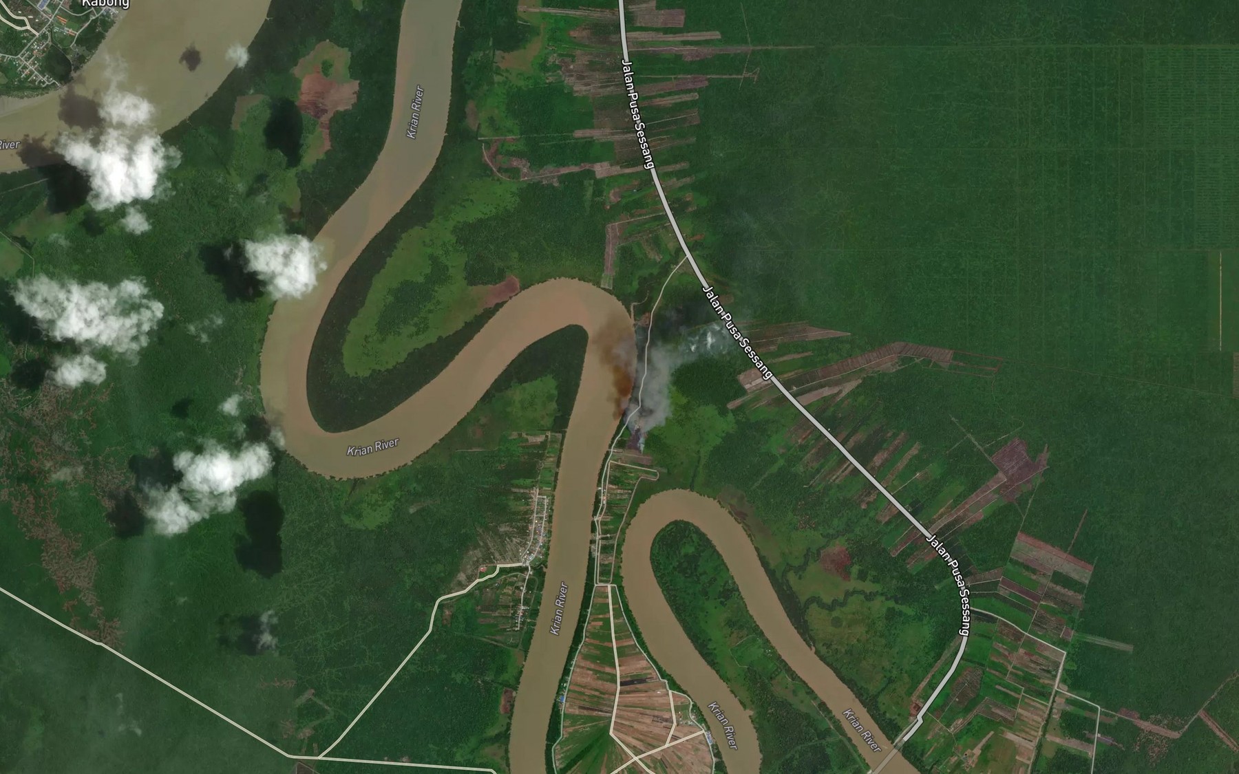Satellite map of the Sungai Baloh