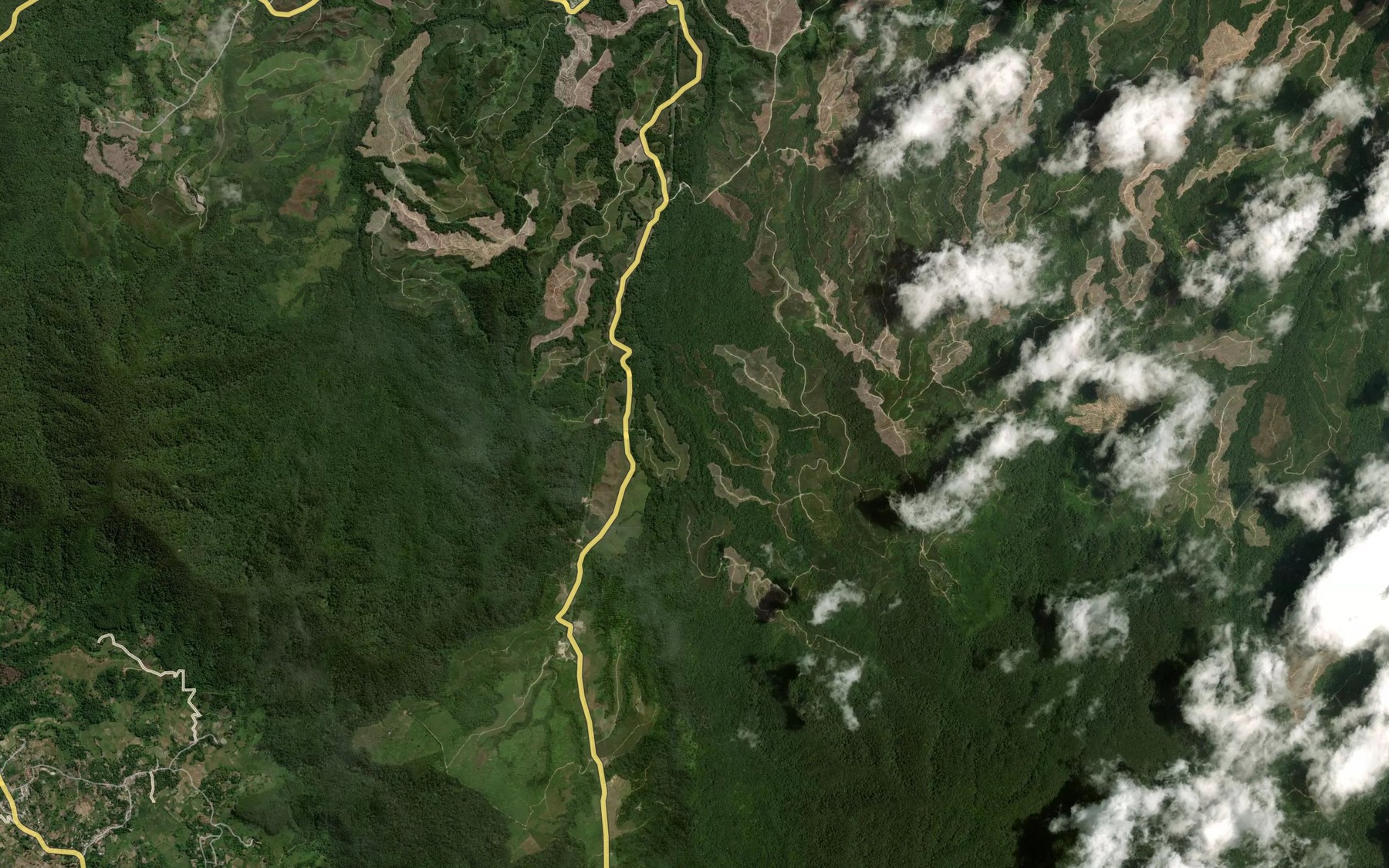 Satellite map of the Bah Dobali