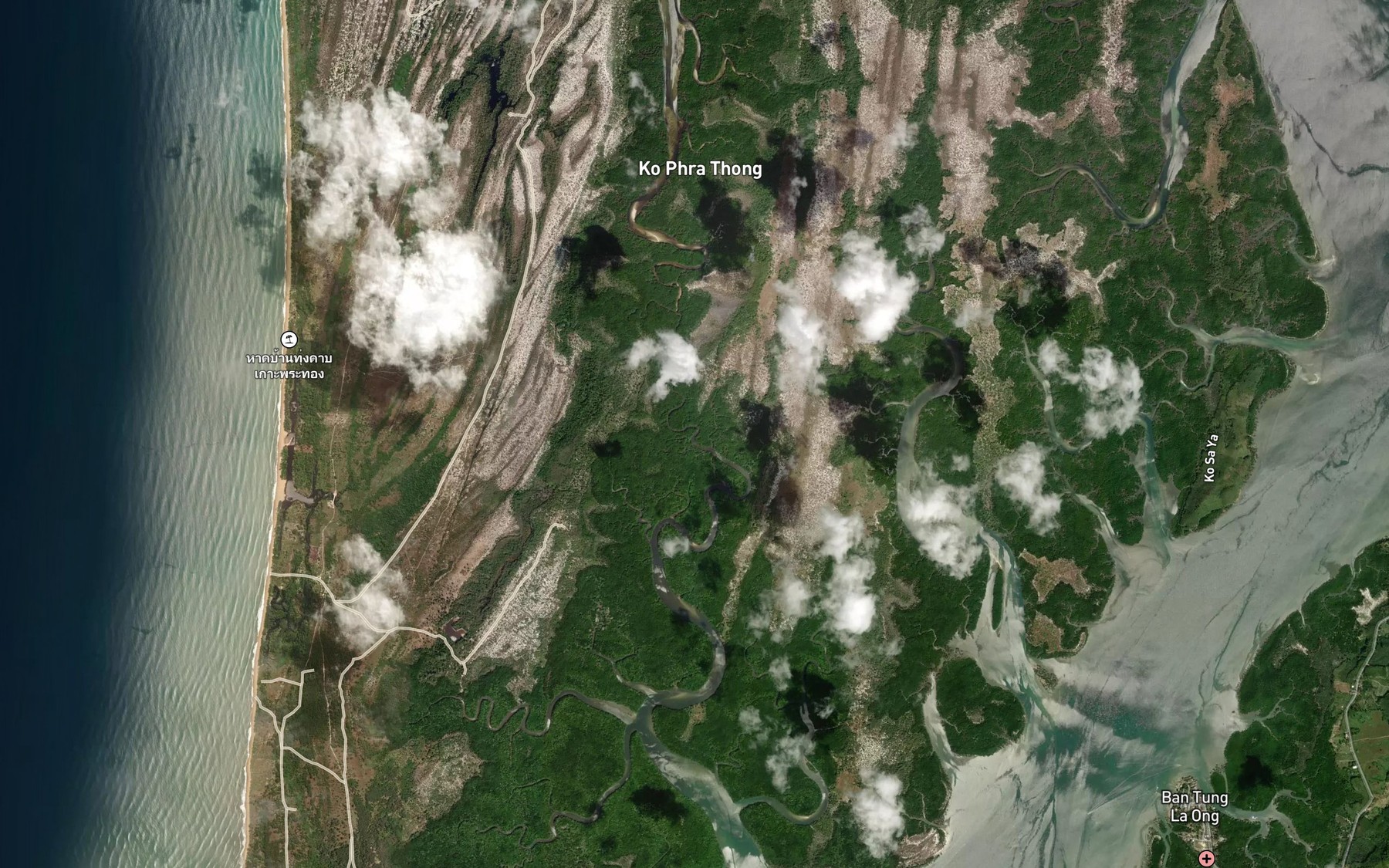 Satellite map of the Khlong Lat Nang Chan