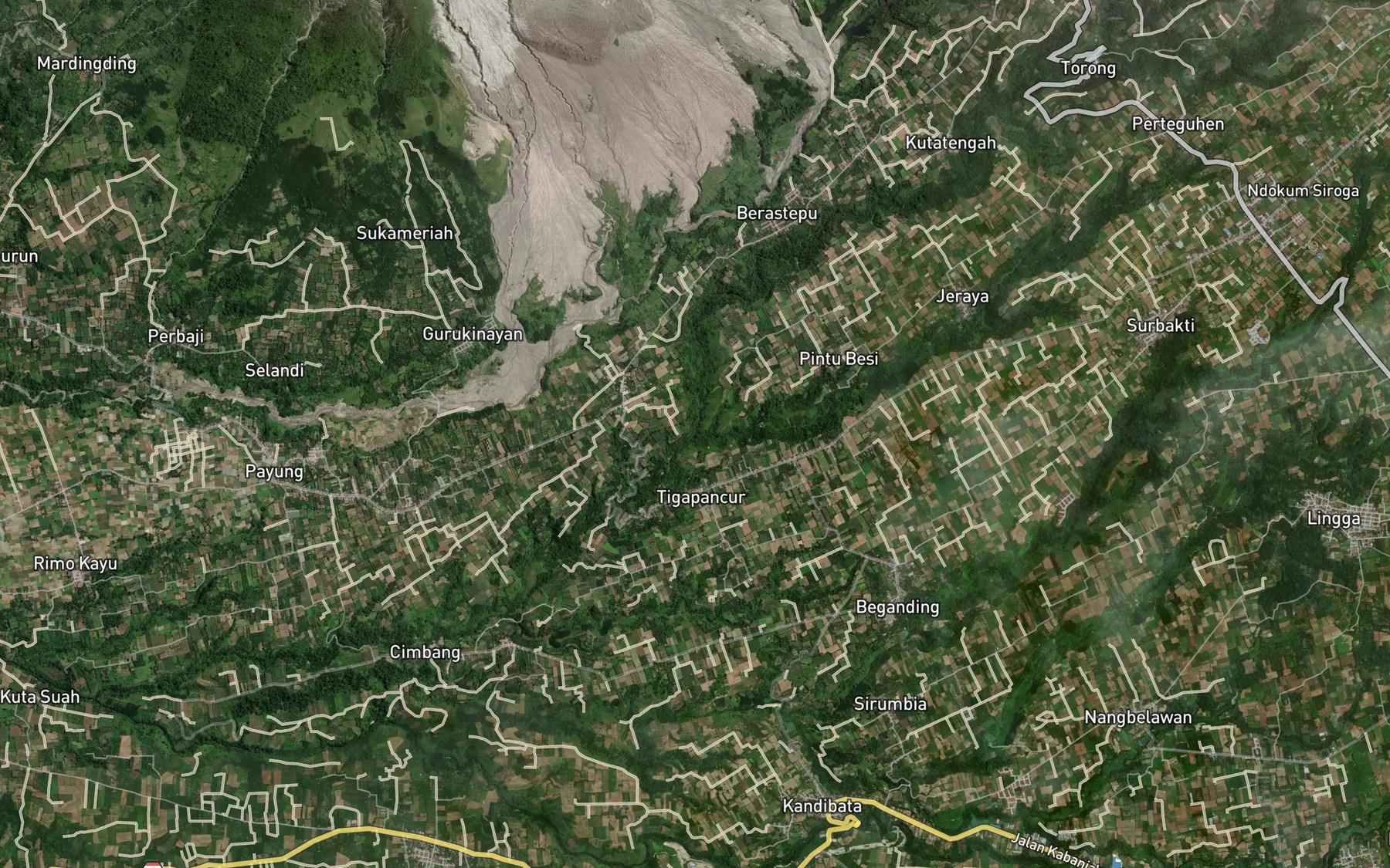 Satellite map of the Lao Rimsu