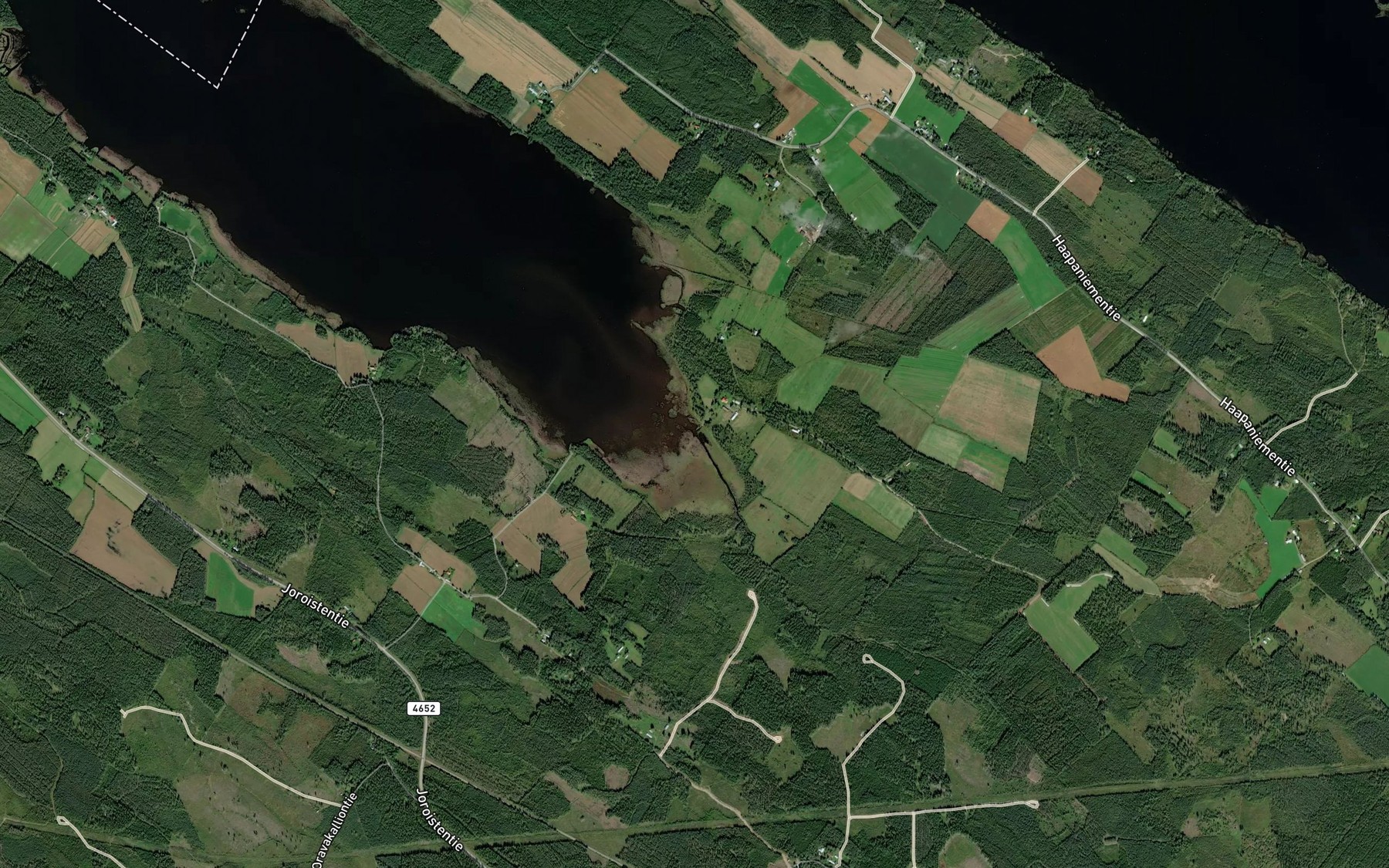 Satellite map of the Karjasillanjoki