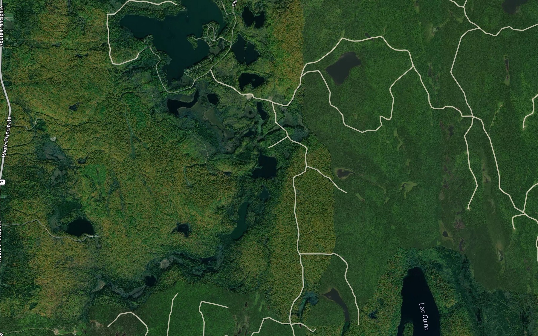 Satellite map of the Lac Jammer