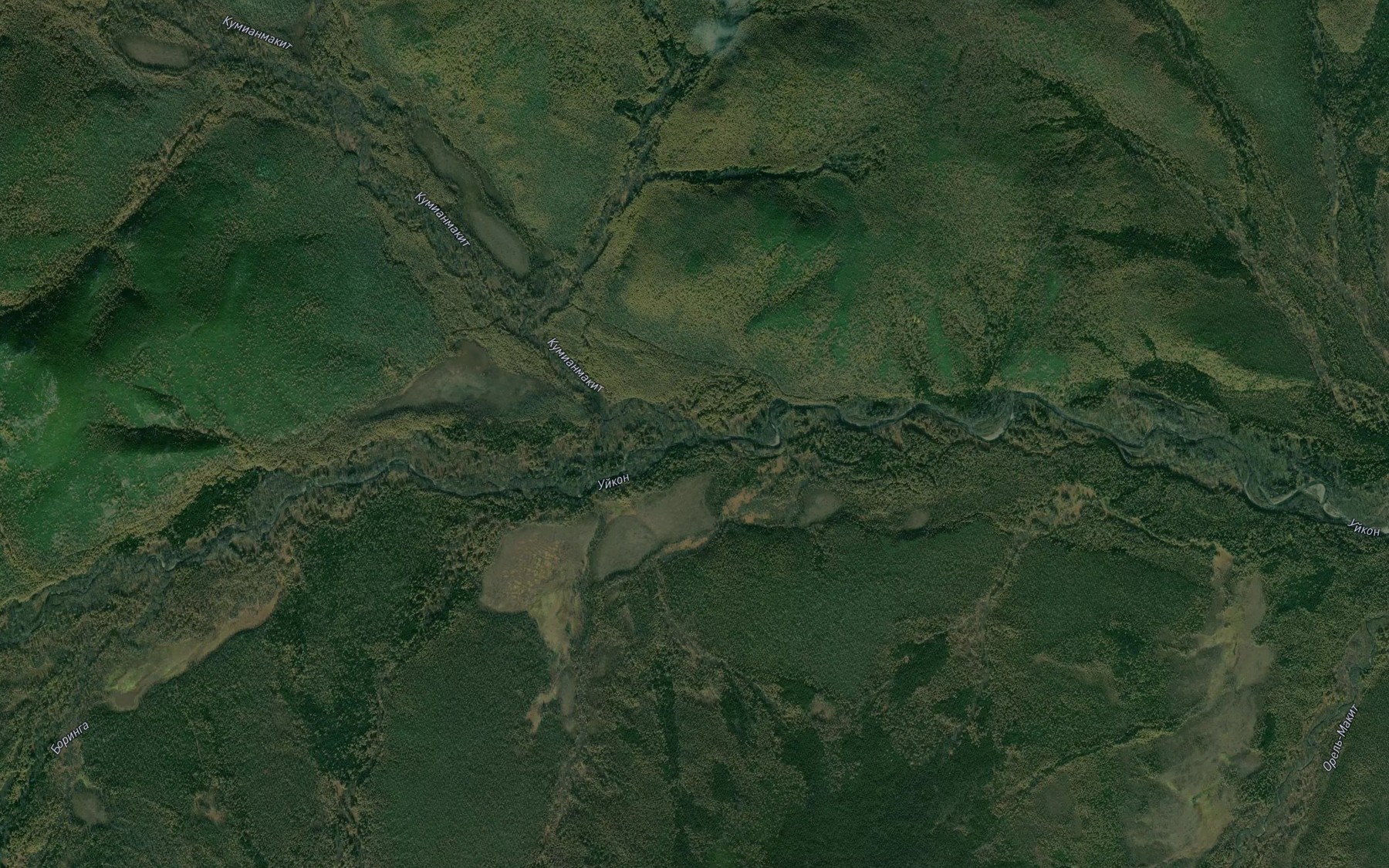 Satellite map of the Kumian-Makit