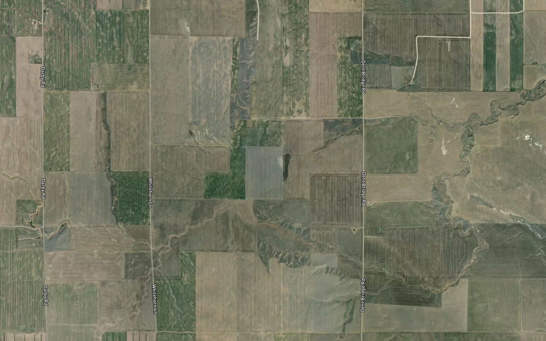 Satellite map of the Flick Lake