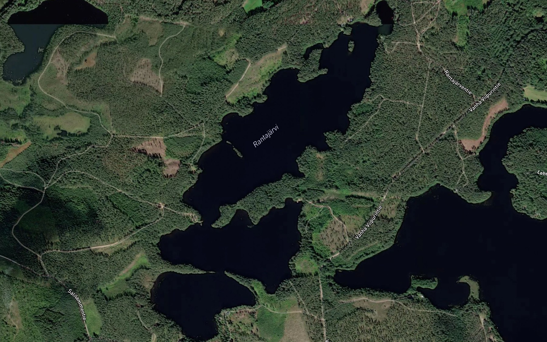 Satellite map of the Rantajarvi