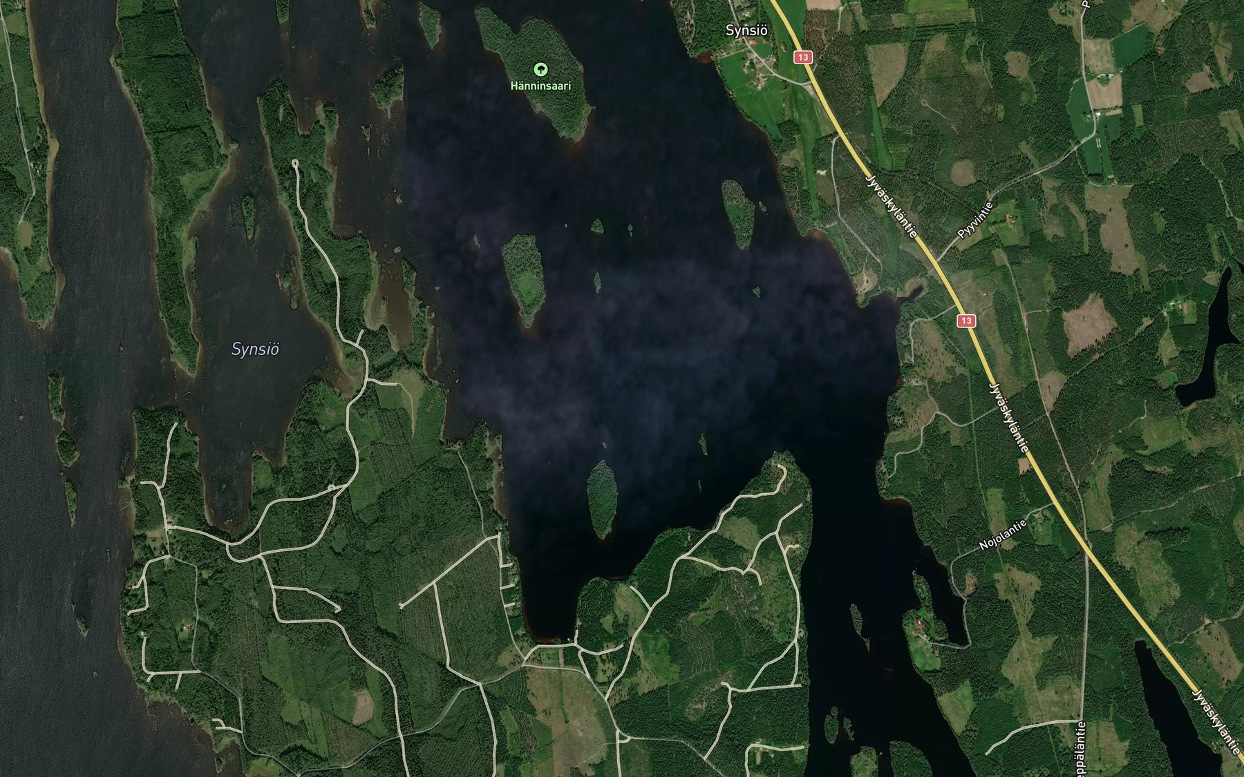 Satellite map of the Metasselka