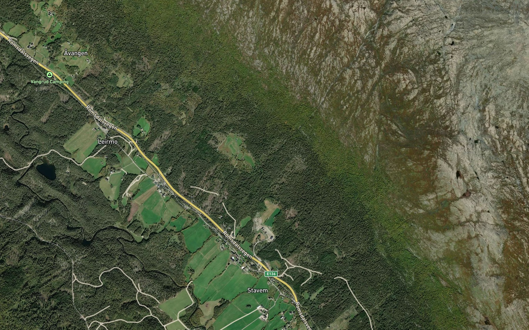 Satellite map of the Motterudae