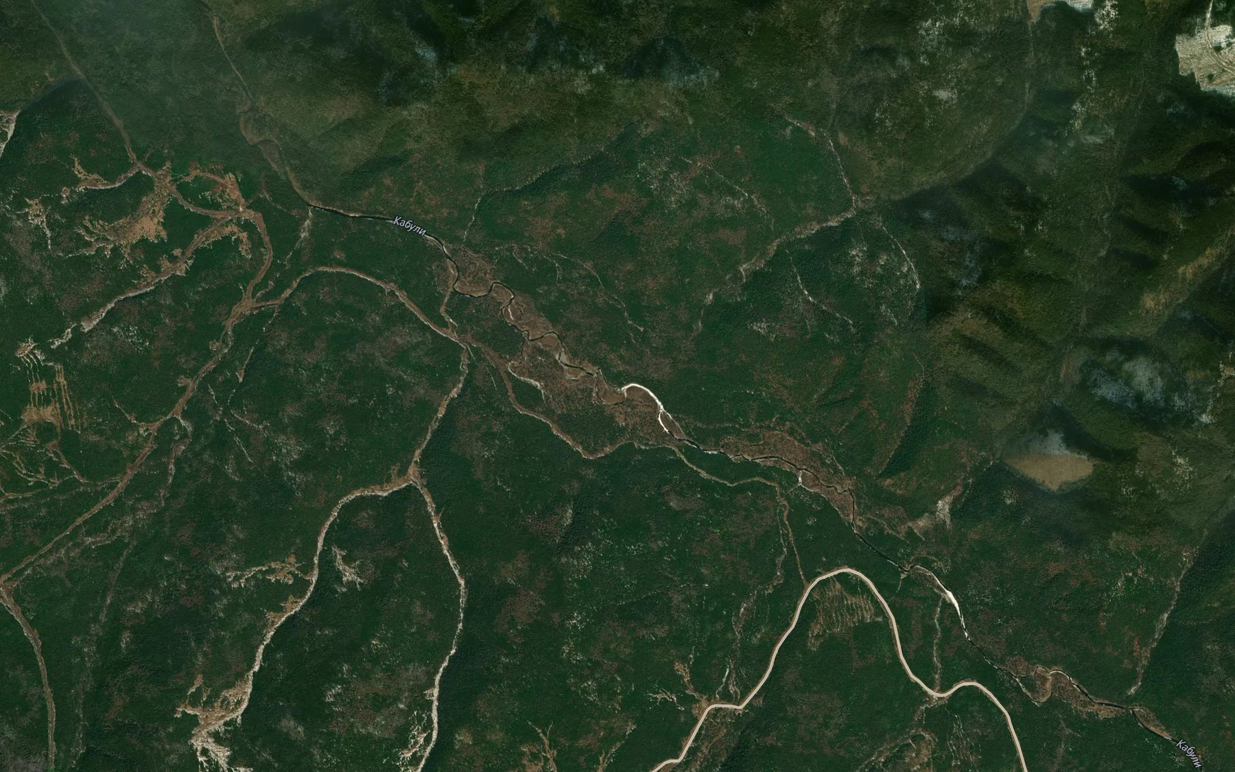 Satellite map of the Nedostupnyy
