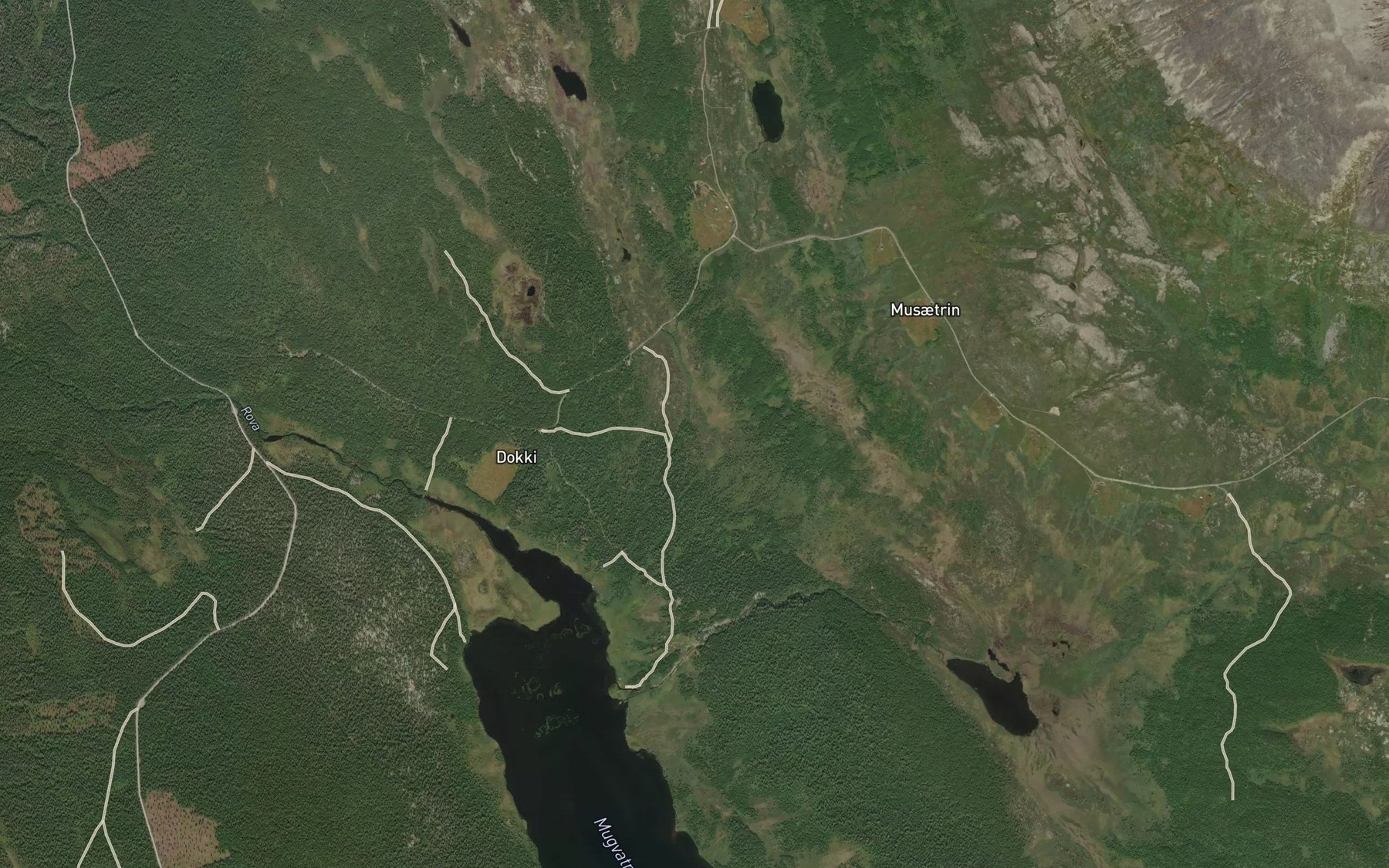 Satellite map of the Nordbekken