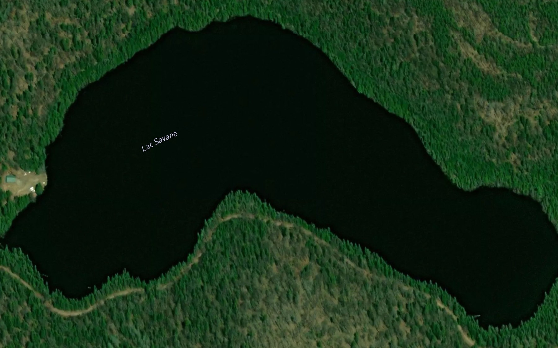 Satellite map of the Lac Savane