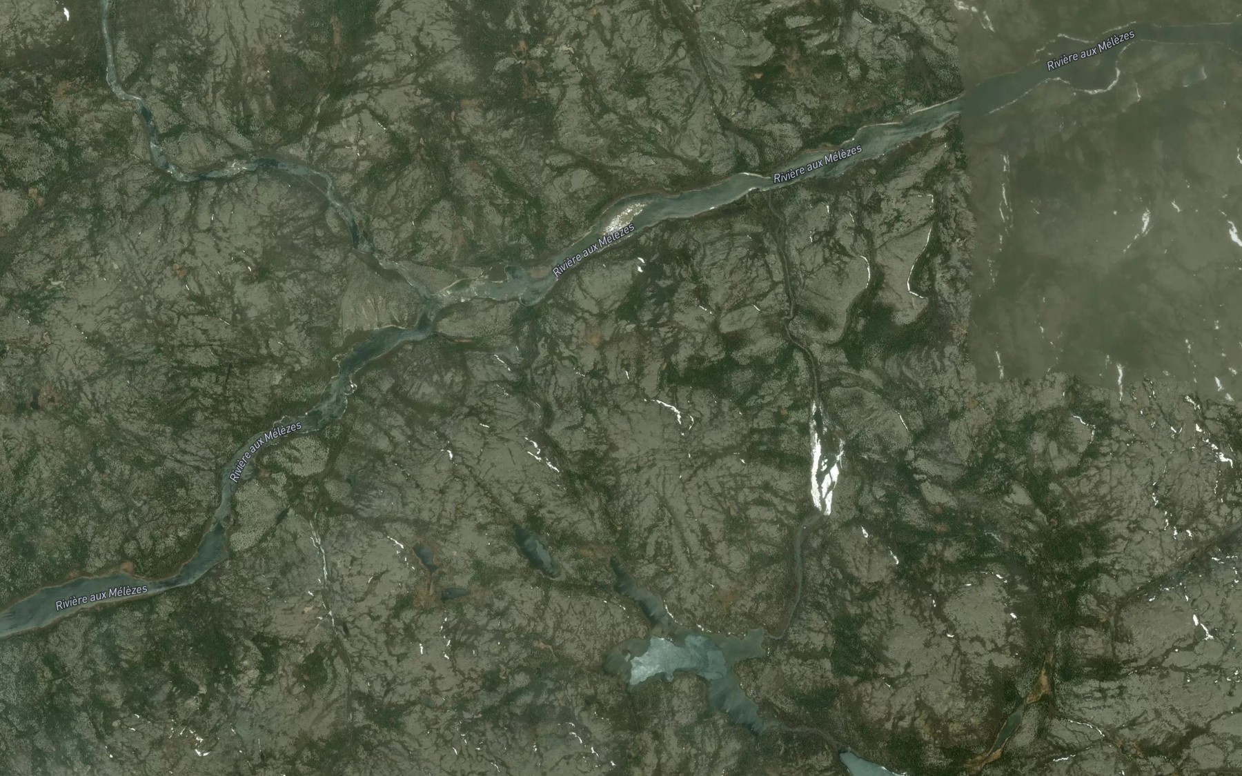 Satellite map of the Ruisseau Boulogne