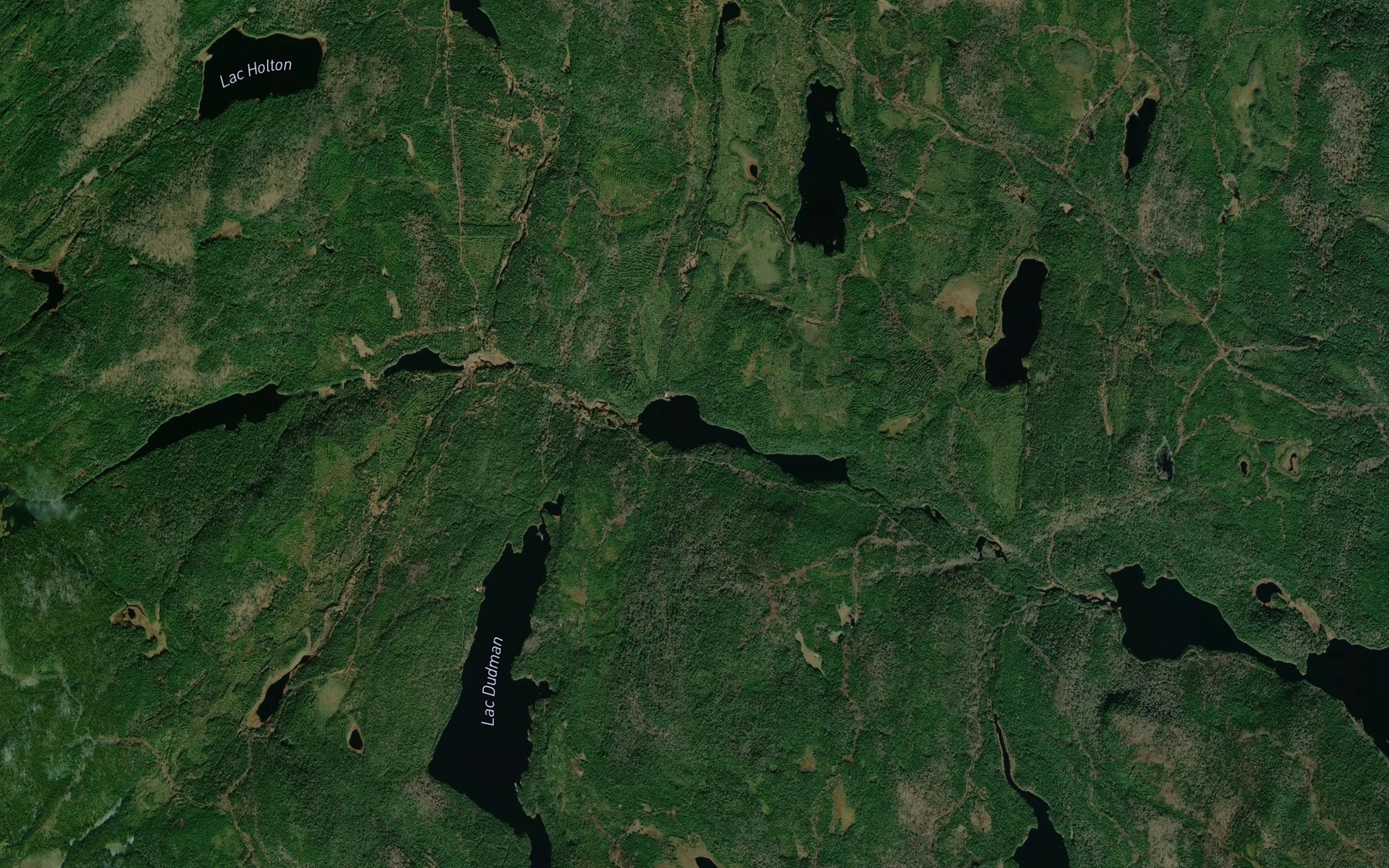 Satellite map of the Lac Limace
