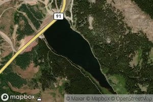 Clinton Gulch Dam Reservoir