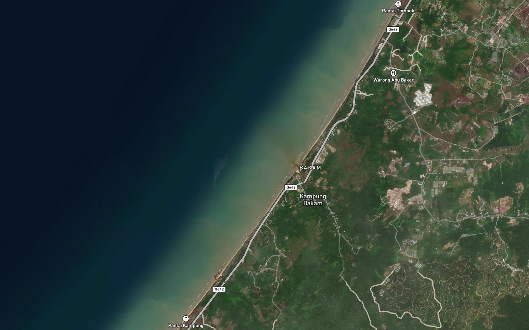 Satellite map of the Sungai Tapan