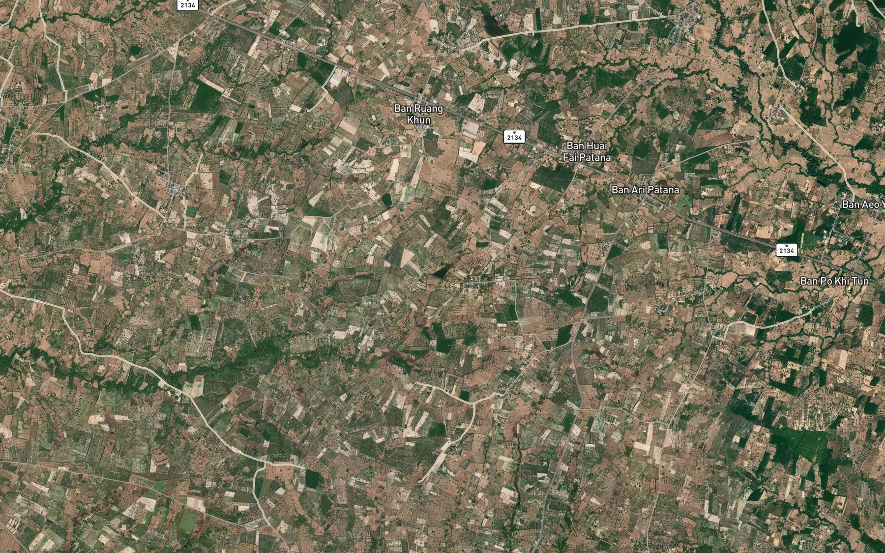 Satellite map of the Nong Nam Om