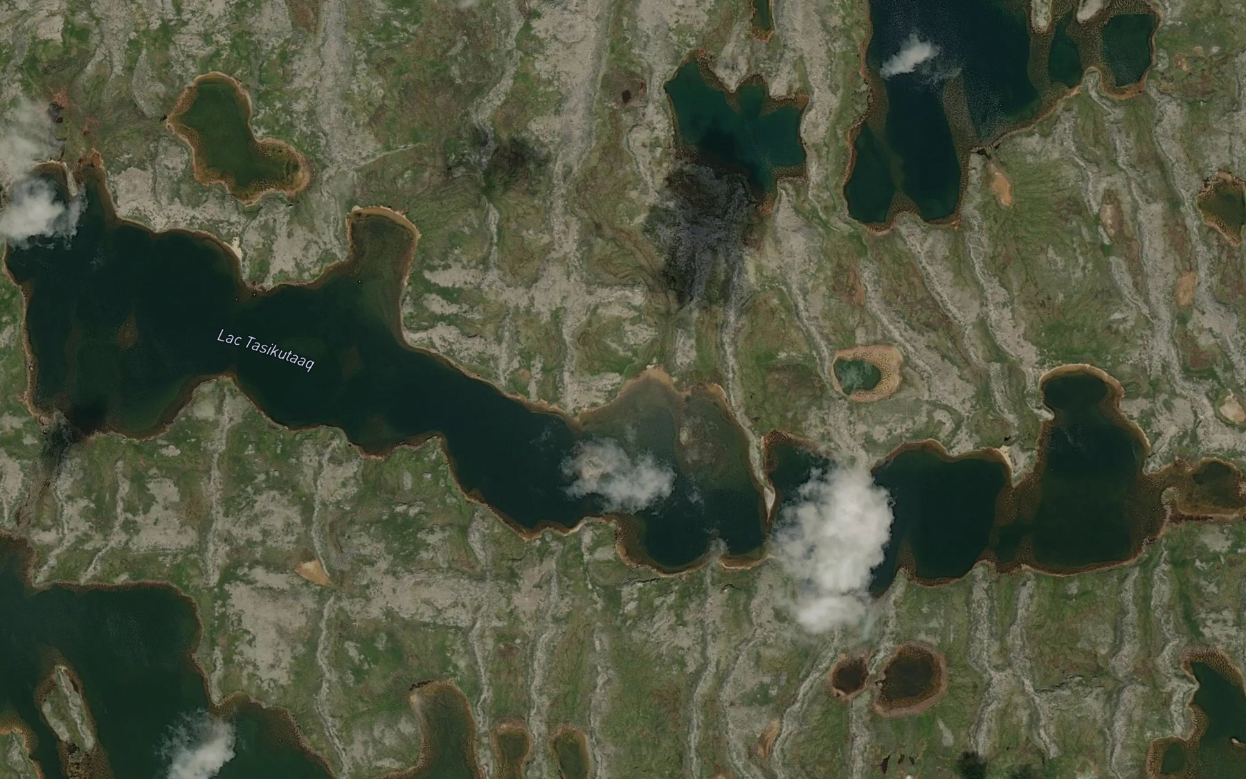 Satellite map of the Lac Tasikutaaq