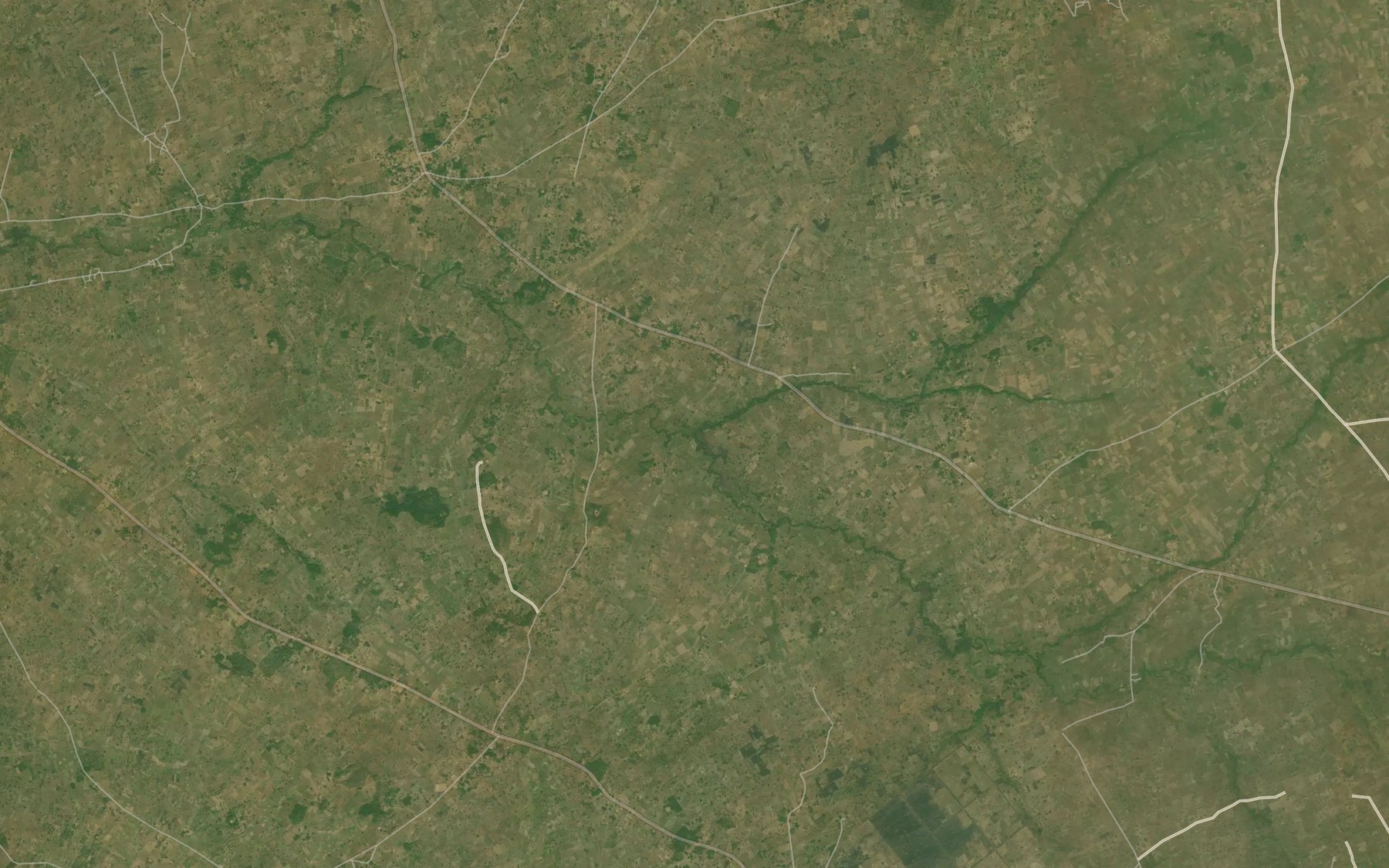 Satellite map of the River Gwel