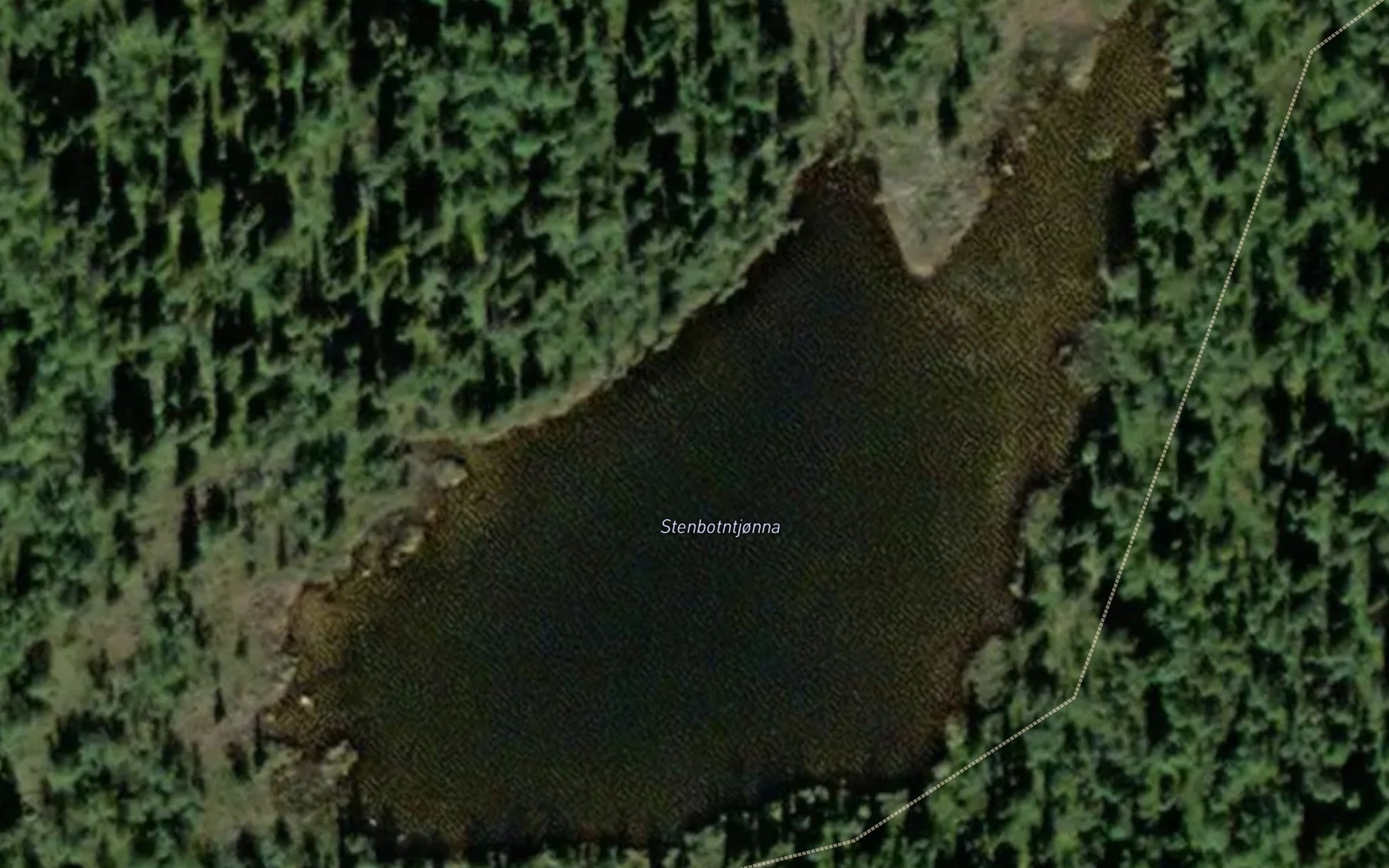 Satellite map of the Stenbotntjonna